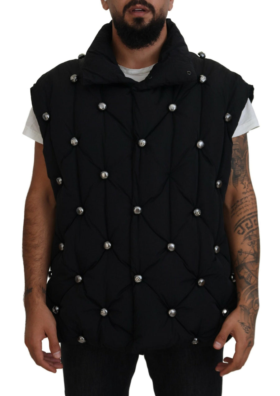 Dolce & Gabbana 100% Polyamide vest in black