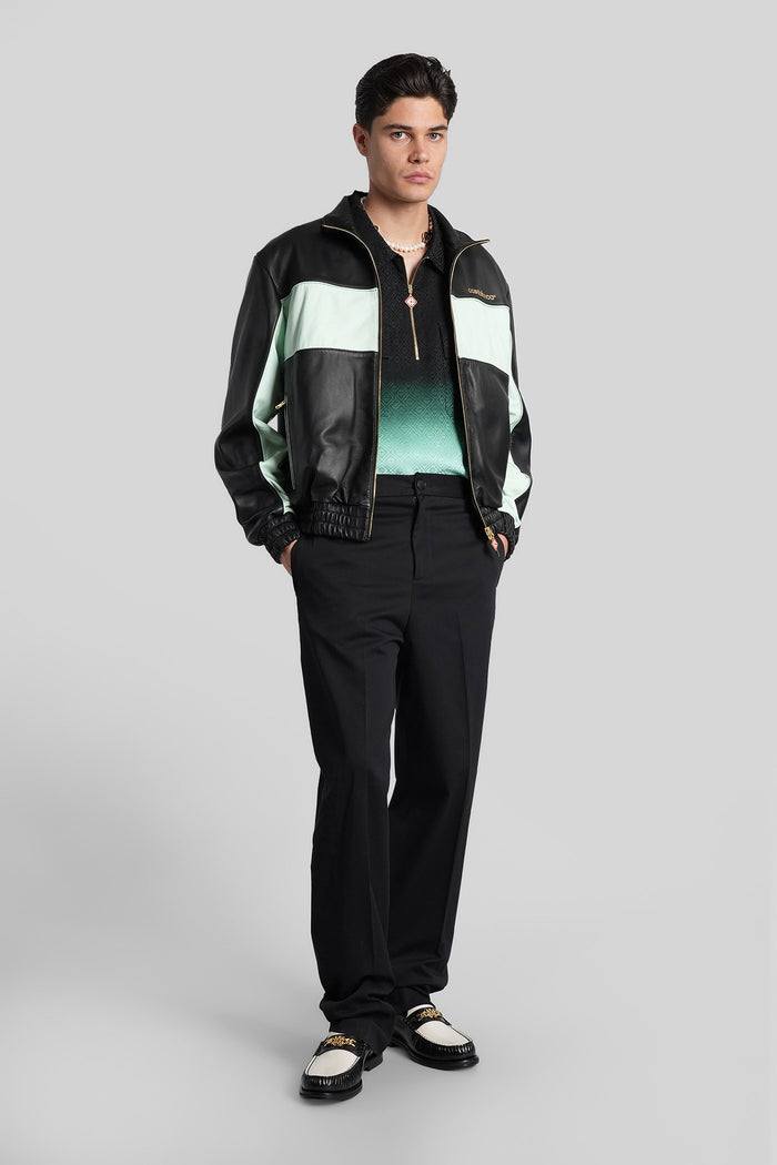 Pants Black Cotton Abbigliamento