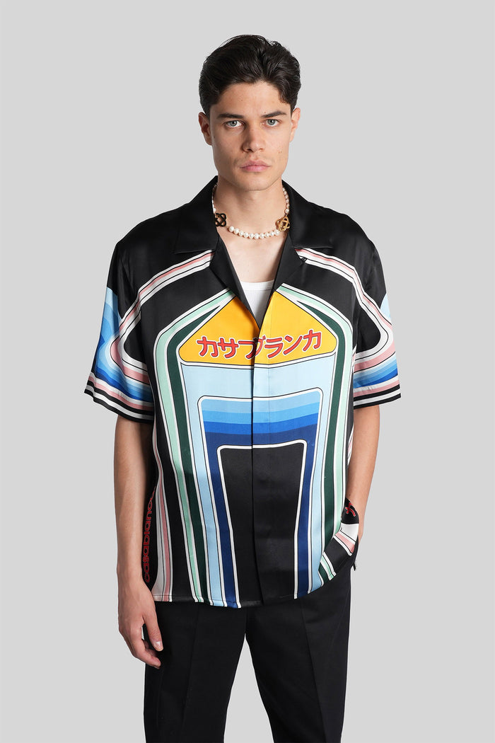 Shirt in multicolor silk Abbigliamento