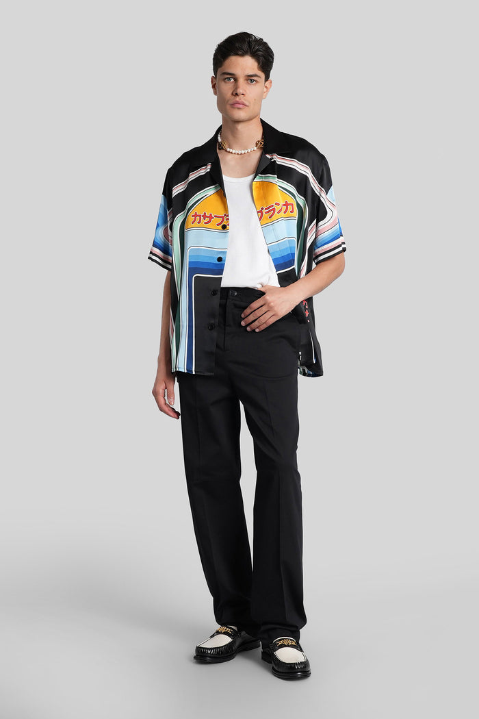 Shirt in multicolor silk Abbigliamento
