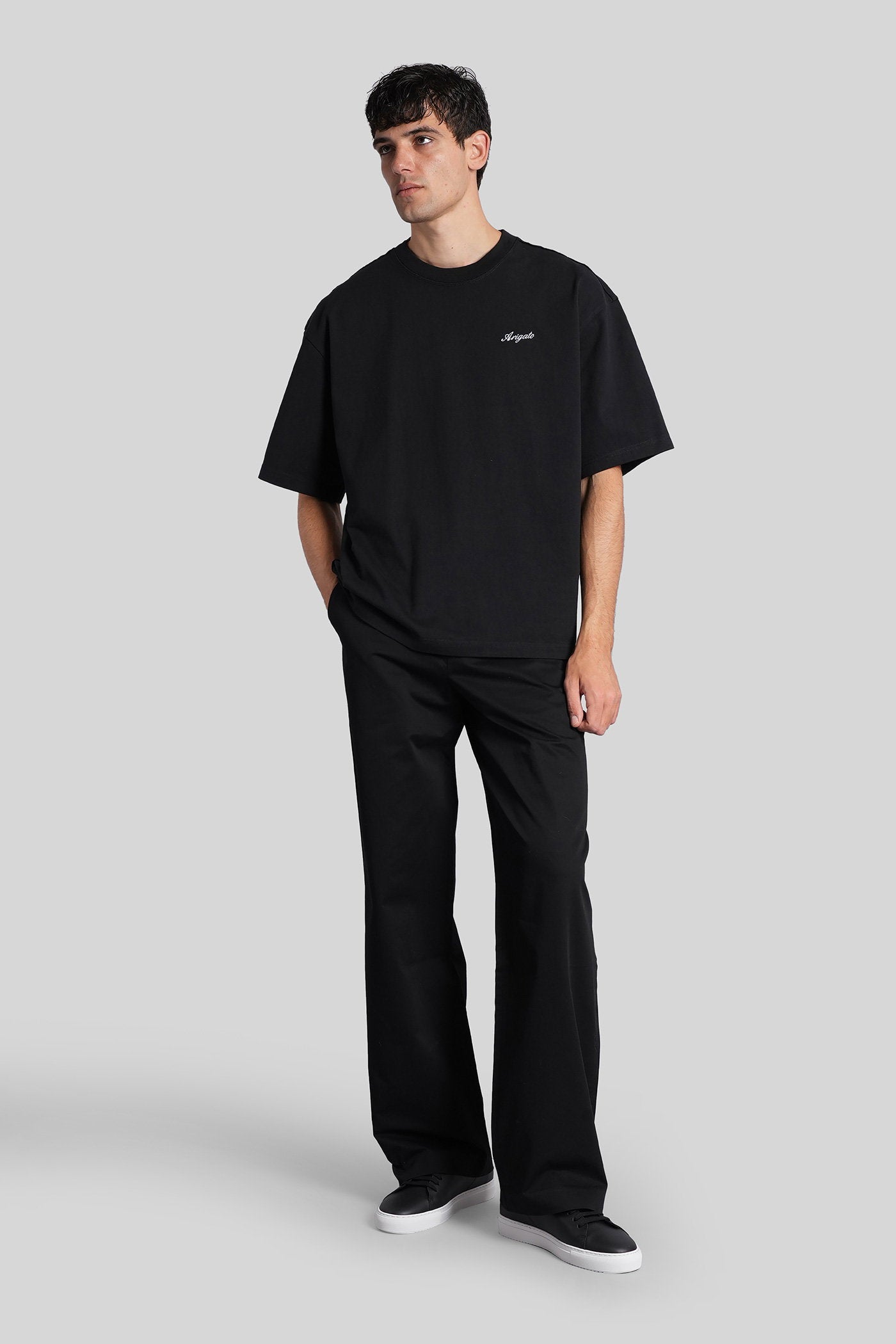 Honor T-Shirt in black cotton Abbigliamento