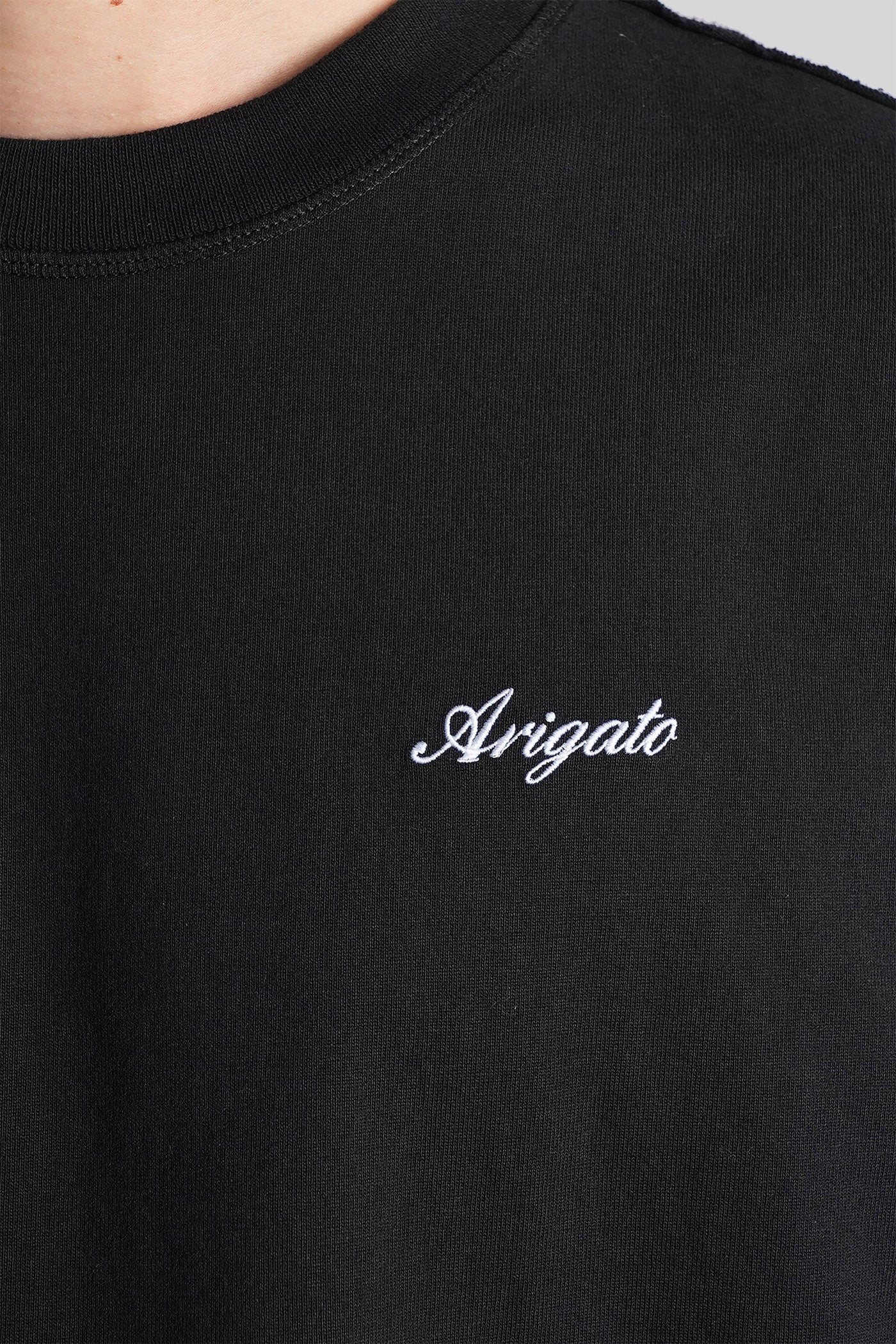 Honor T-Shirt in black cotton Abbigliamento