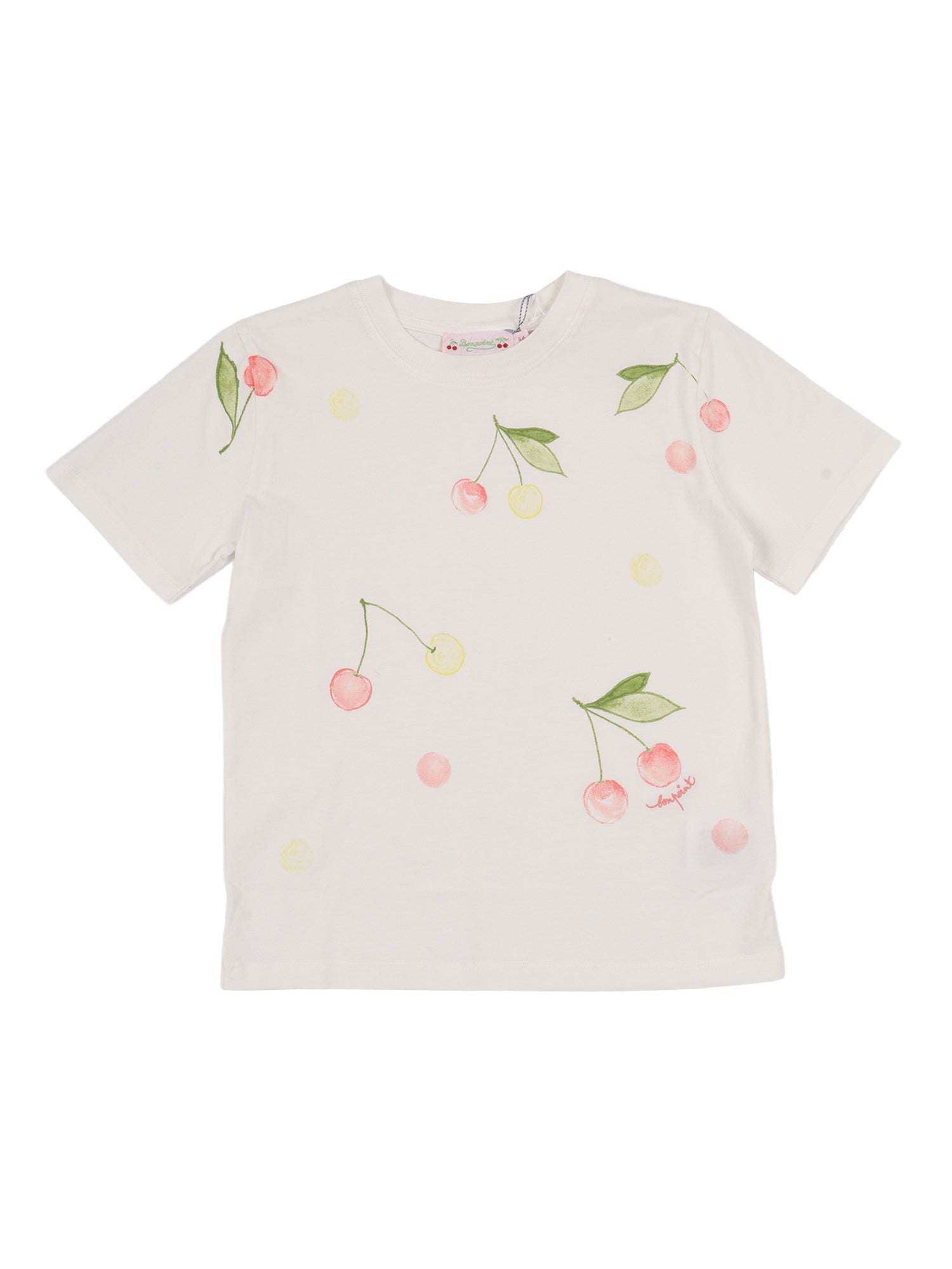 THIDA T-SHIRT White Organic Cotton Short Sleeves