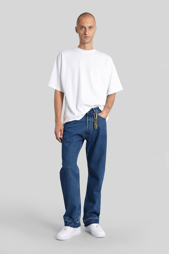 Edi Jeans Blue Denim Abbigliamento