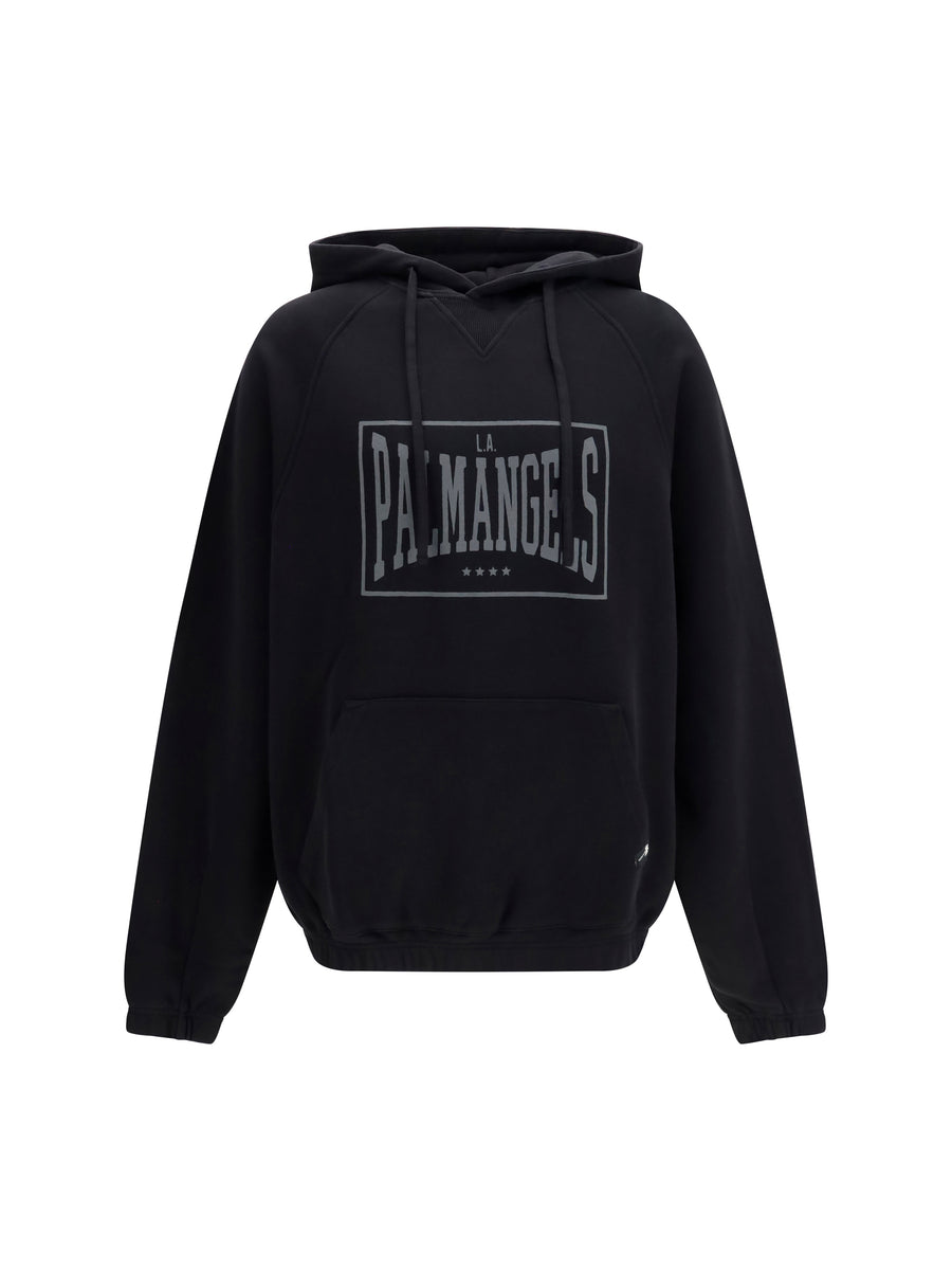 Palm Angels 100% Cotton hoodie in black