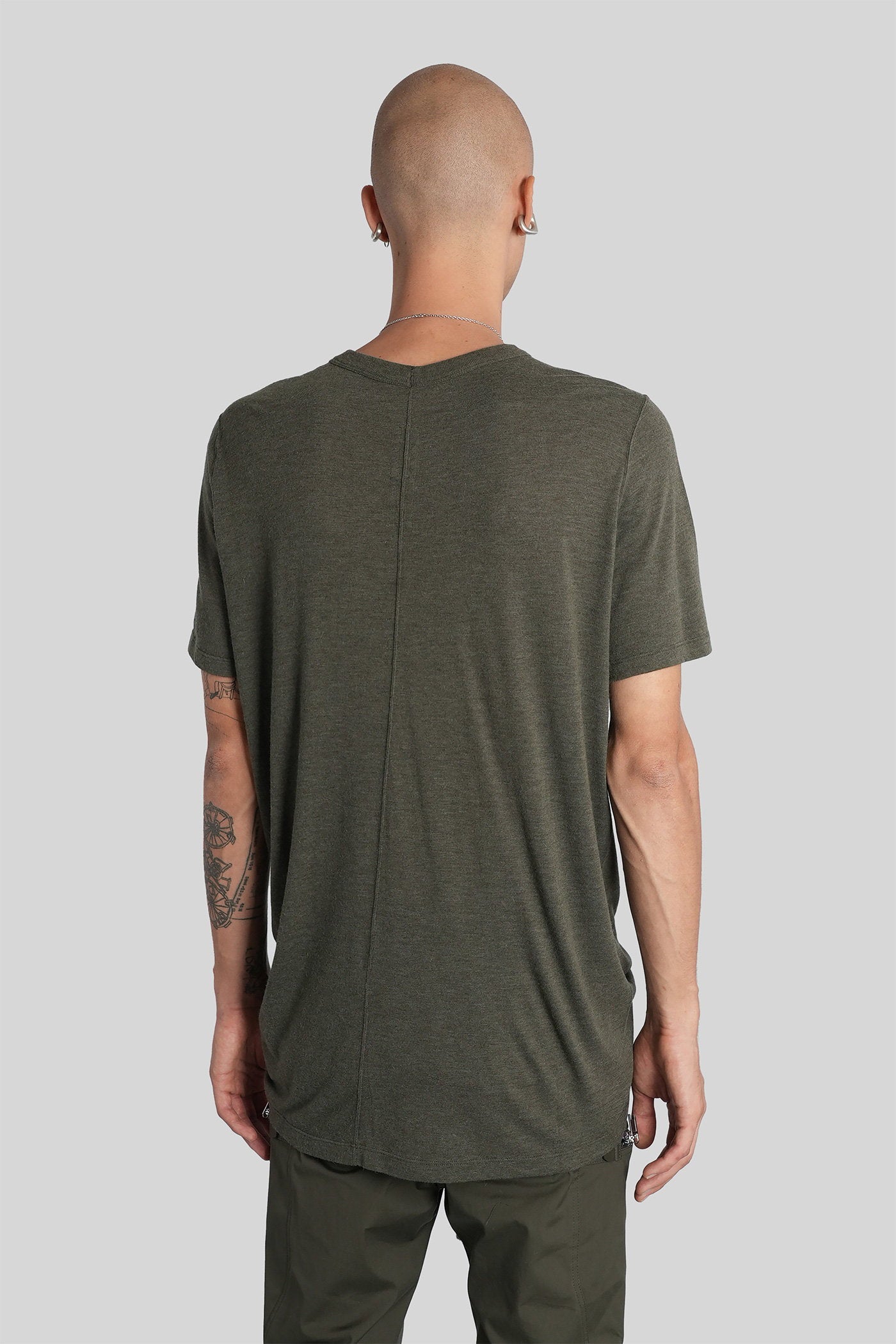 Level t T-Shirt in green viscose Abbigliamento