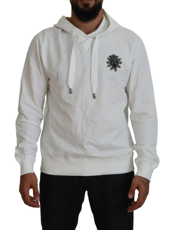 Dolce & Gabbana 100% Cotton hoodie in white