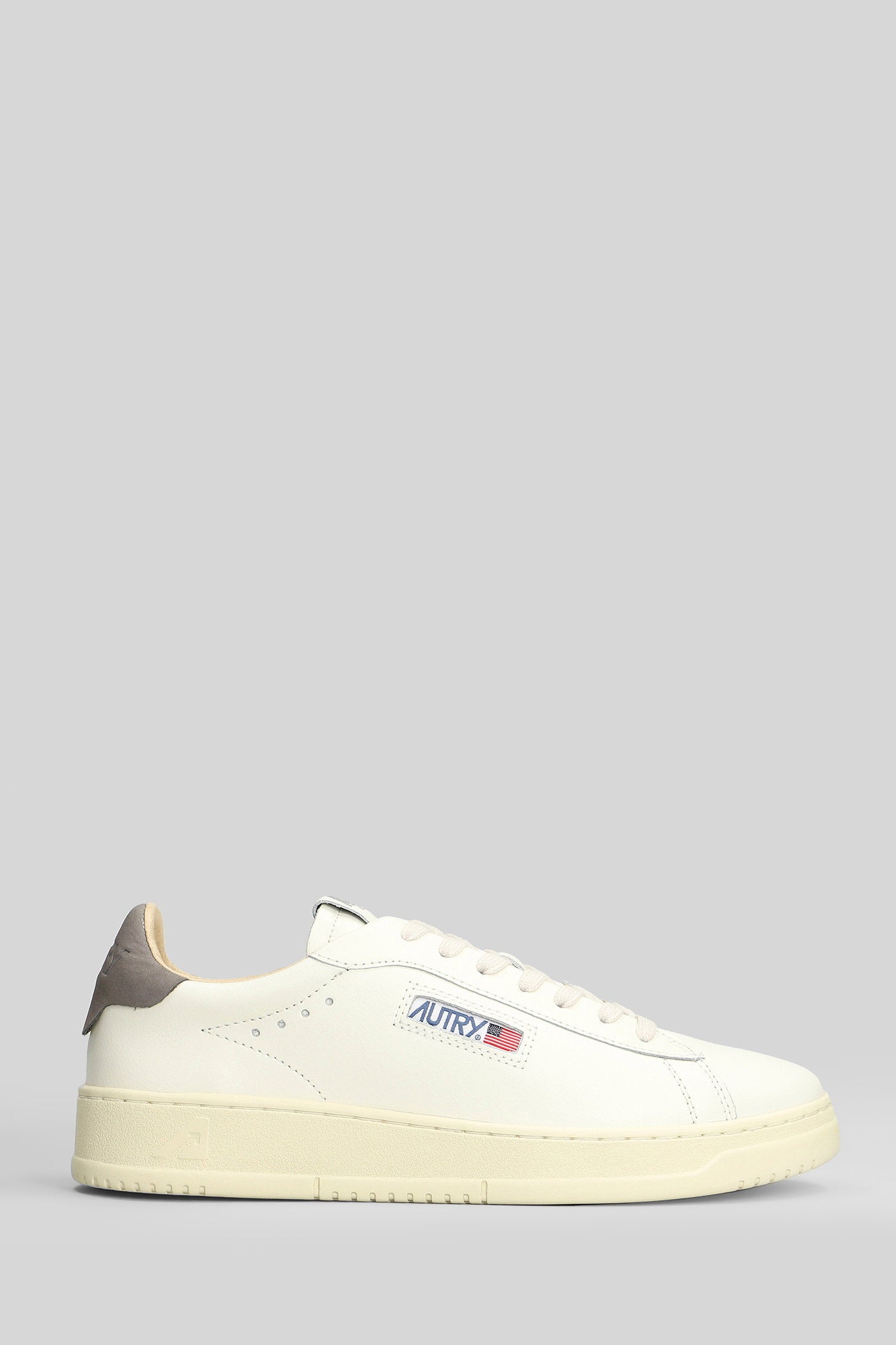 Dallas Low Sneakers in white leather Scarpe