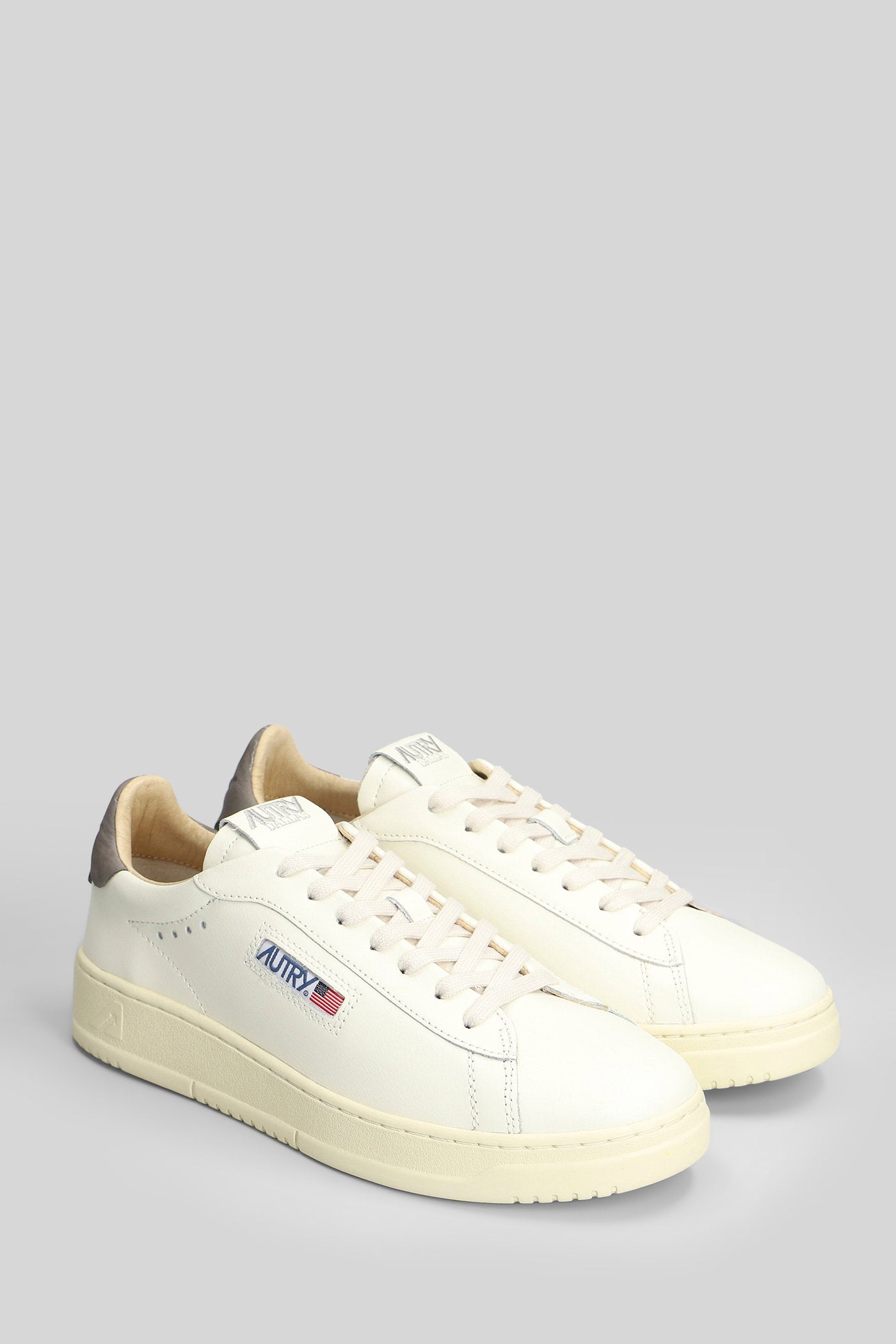 Dallas Low Sneakers in white leather Scarpe
