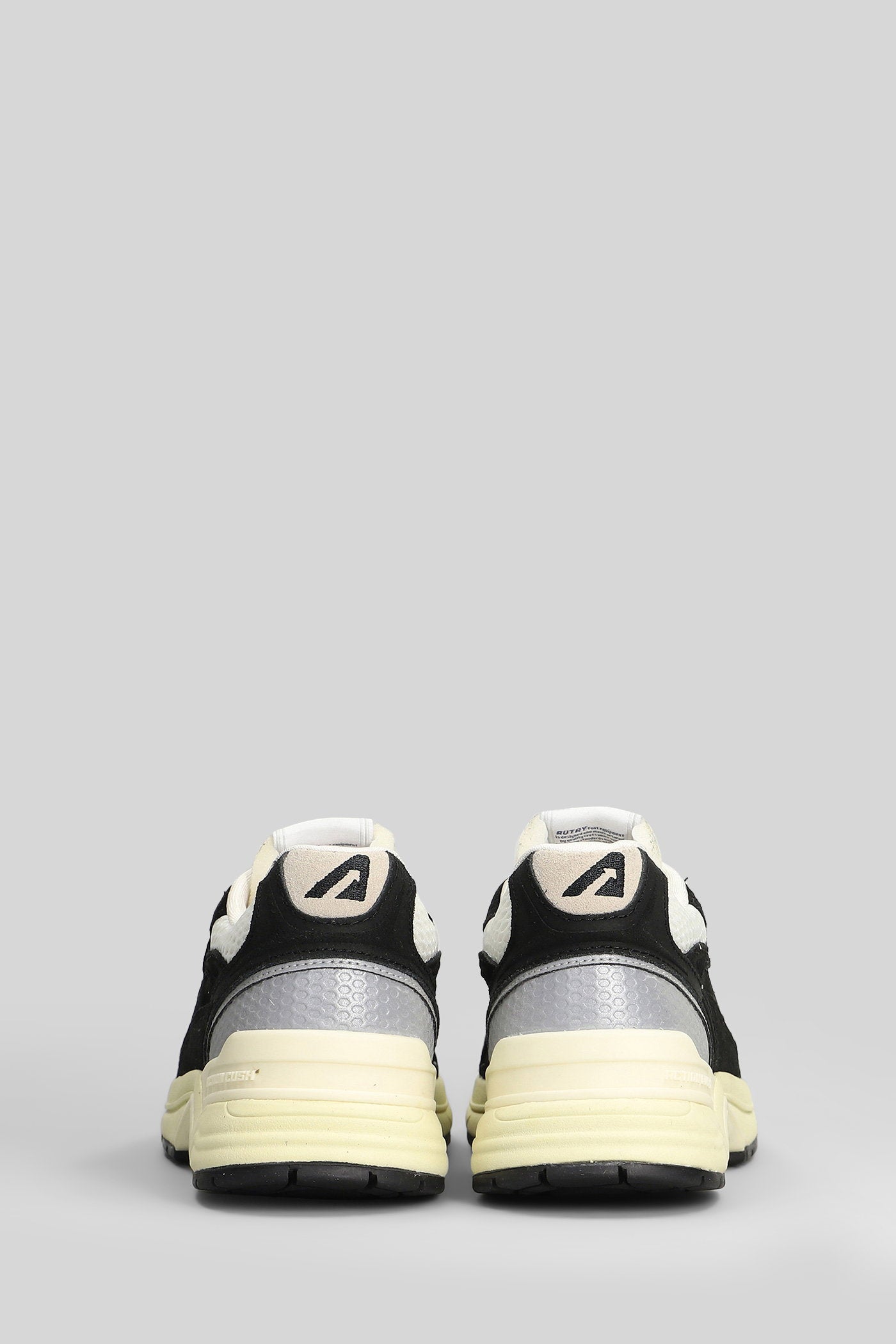 Hyperway Low Sneakers in black Suede and fabric Scarpe