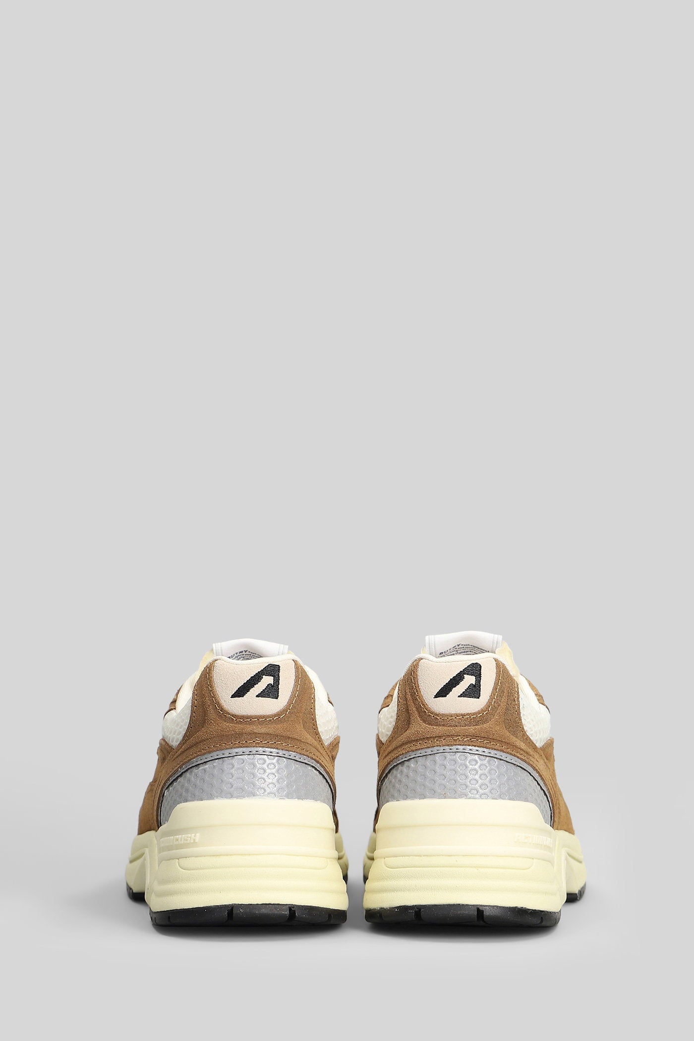 Hyperway Low Sneakers in leather color Suede and fabric Scarpe