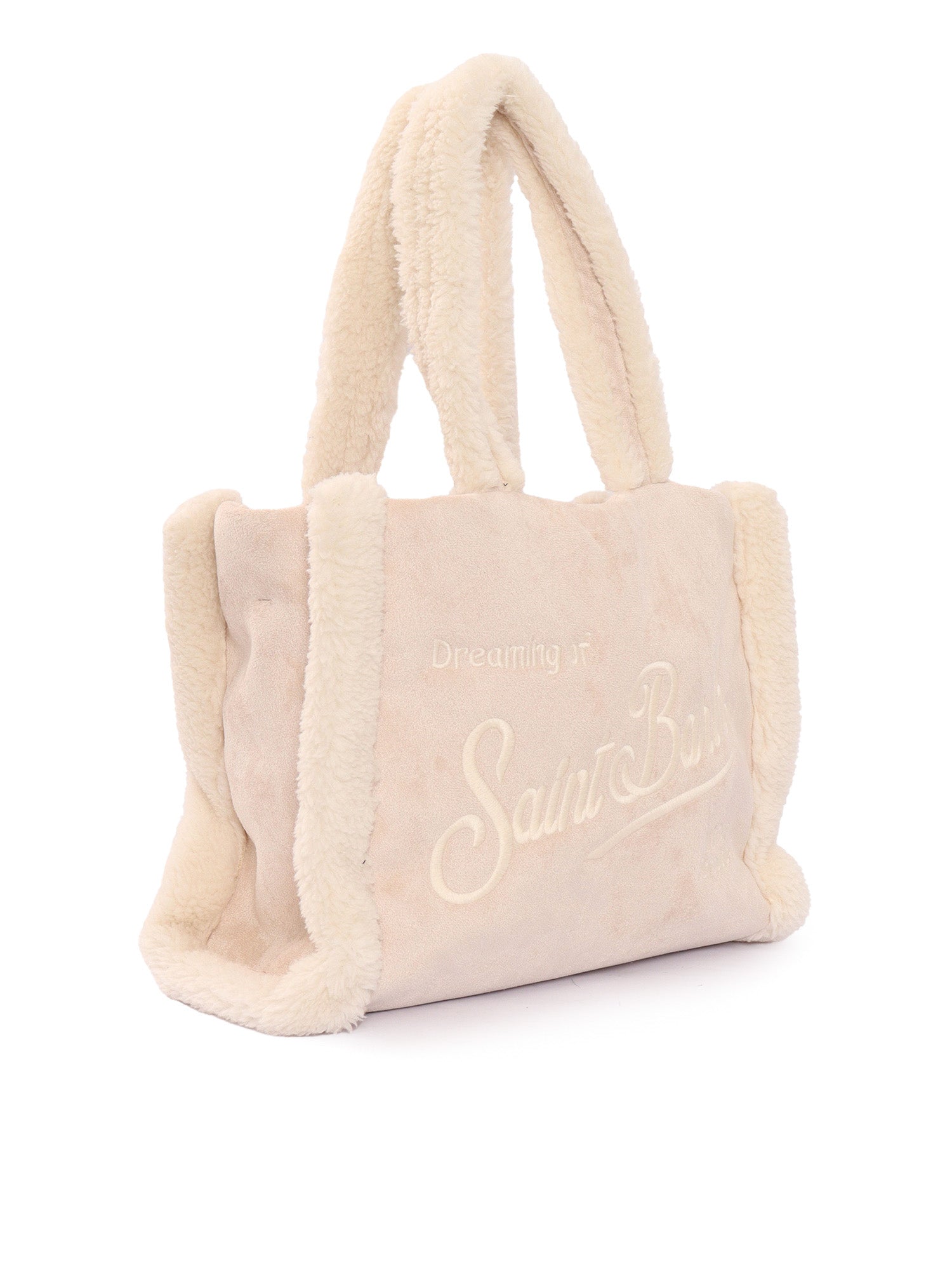 Colette Shearling-11 Emb Pink Polyester Handbag
