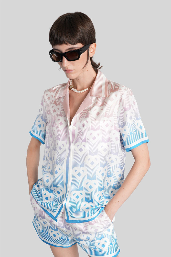 Shirt in multicolor silk Abbigliamento