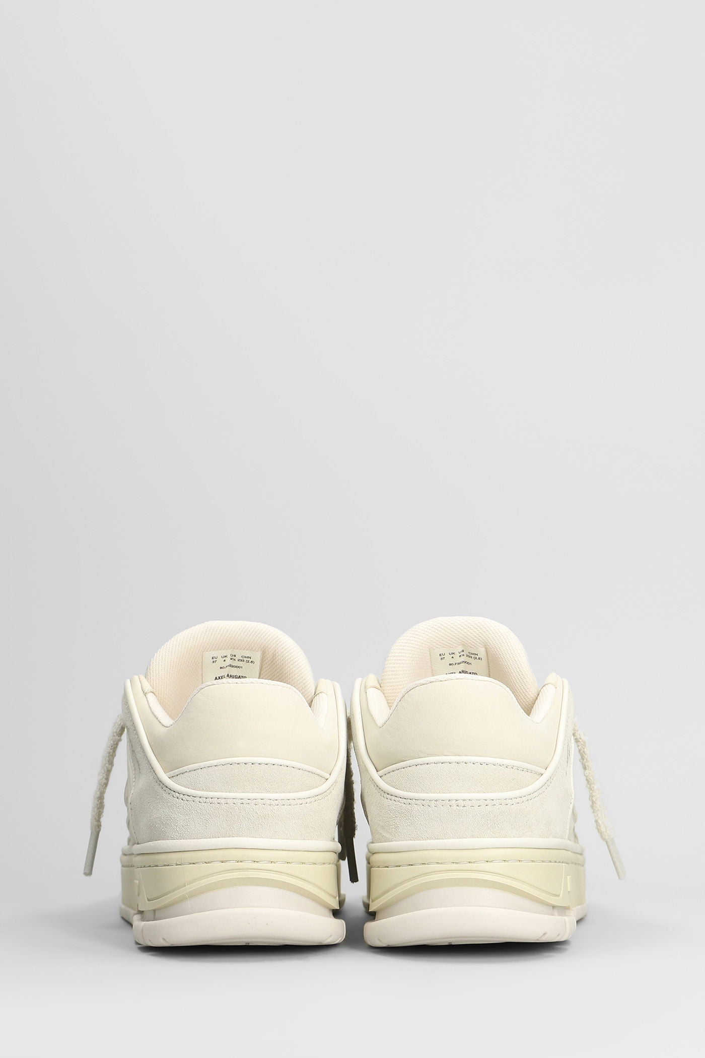 Area Lo Sneaker in beige suede and leather Scarpe