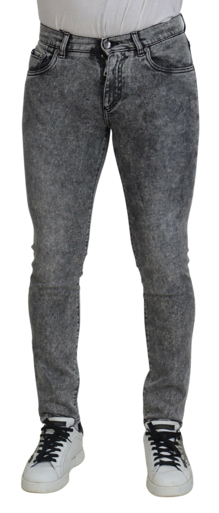 Dolce & Gabbana 98% Cotton 2% Elastane jeans in gray