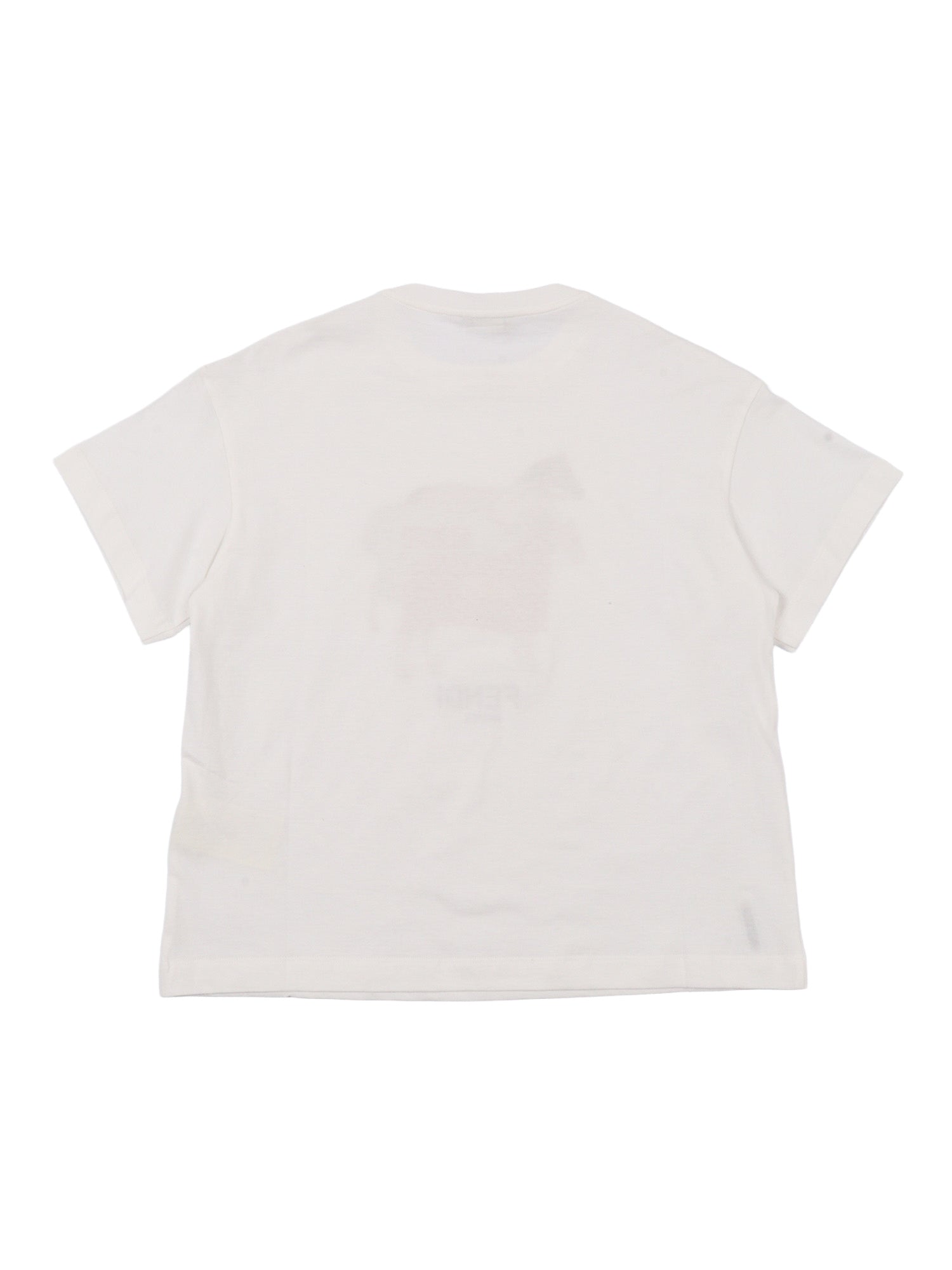 JERSEY T-SHIRT White Cotton Short Sleeves