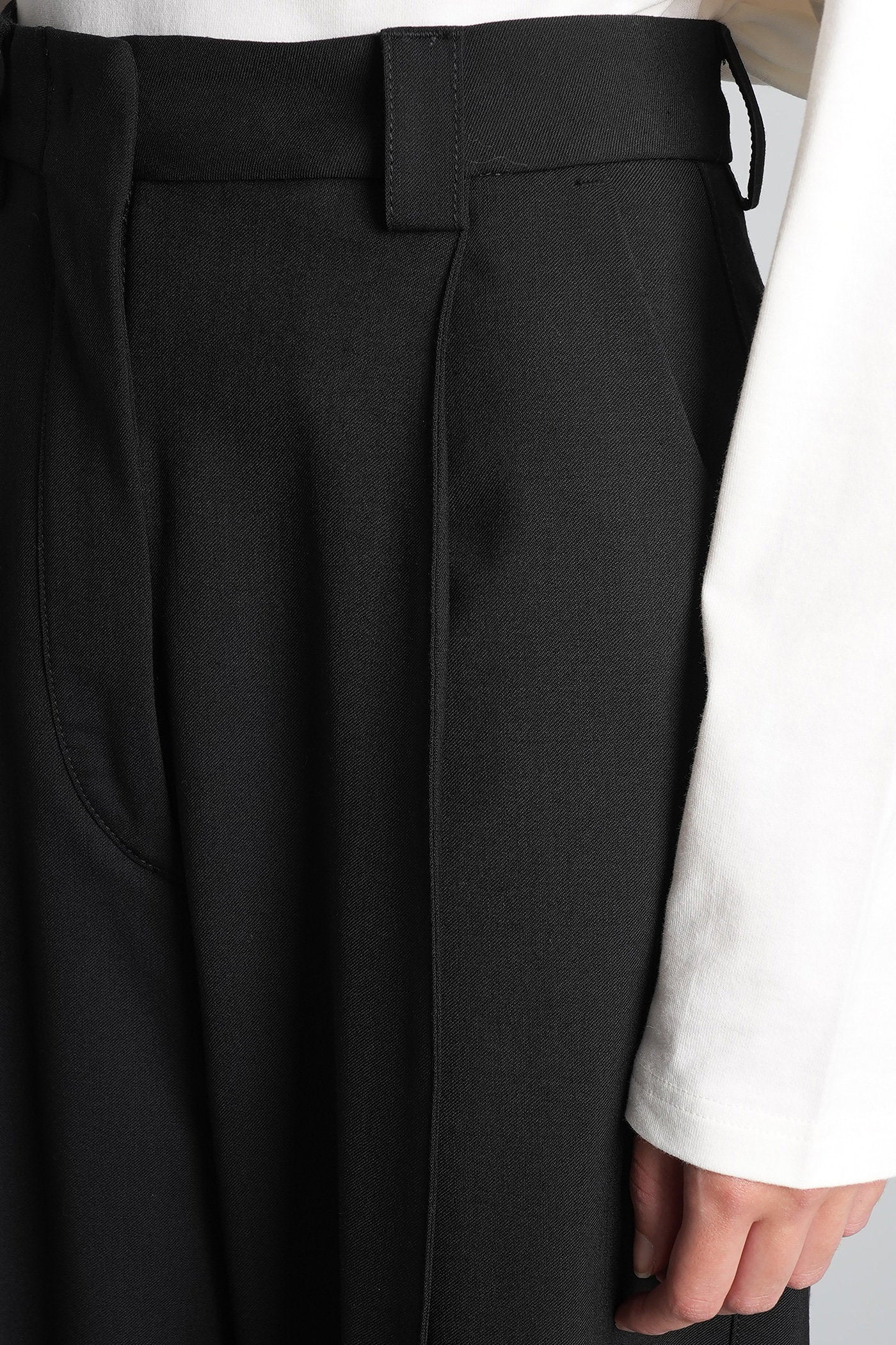 Cara 3116 Pants In Black Polyester Abbigliamento