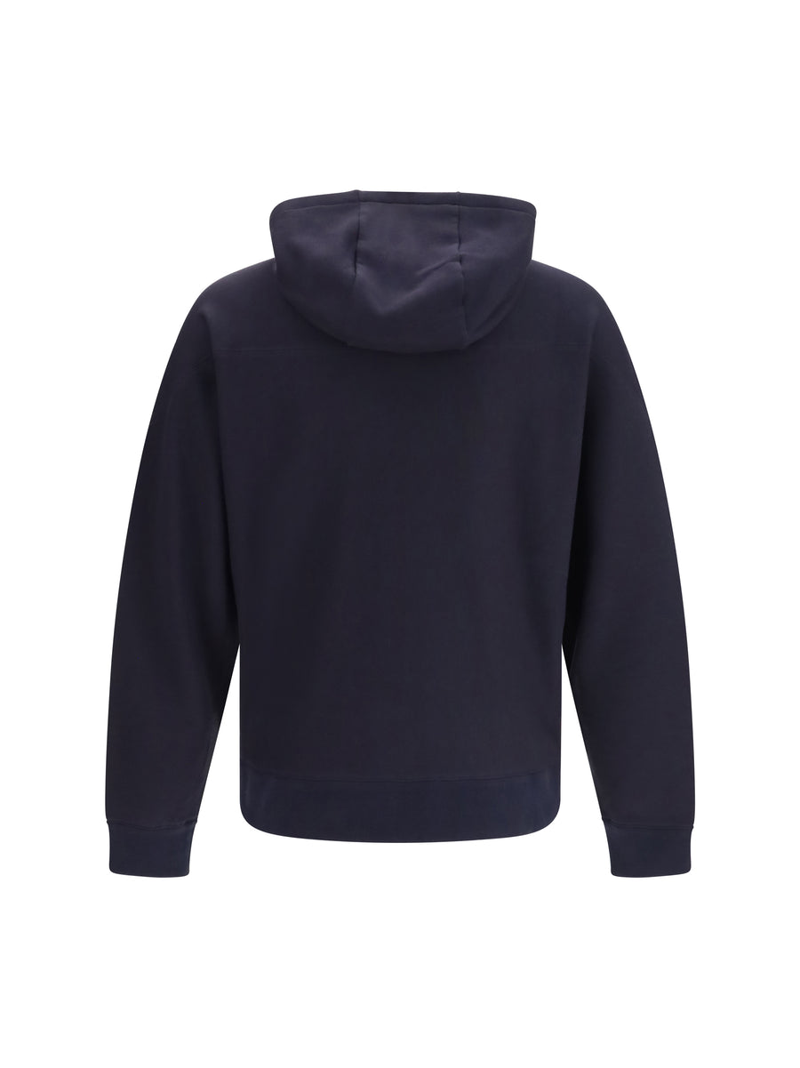 Bomber Hoodie Neem Cotton & Cashmere Navy Blue Padded Down Jackets