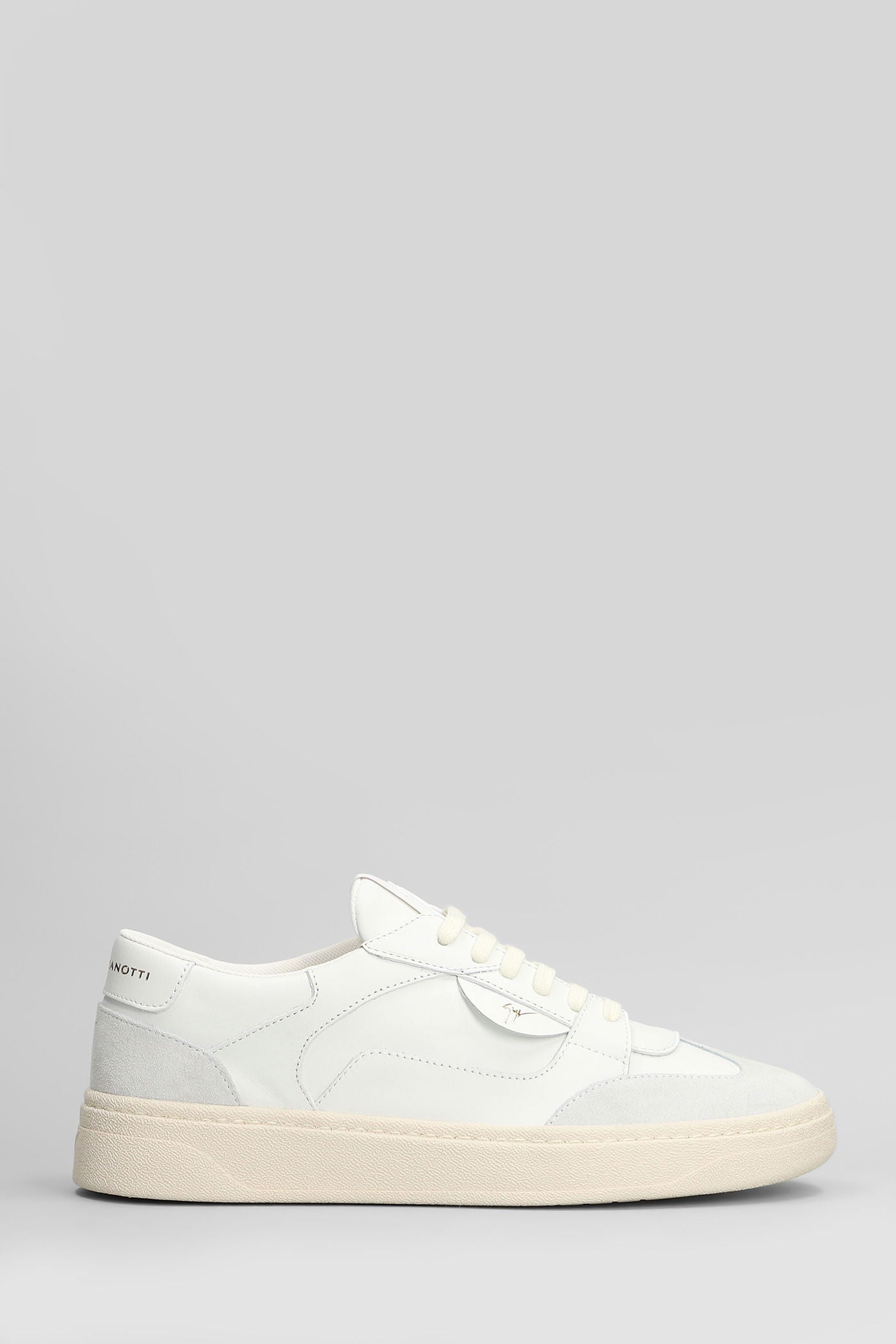 Gz94 Sneakers in white suede and leather Scarpe