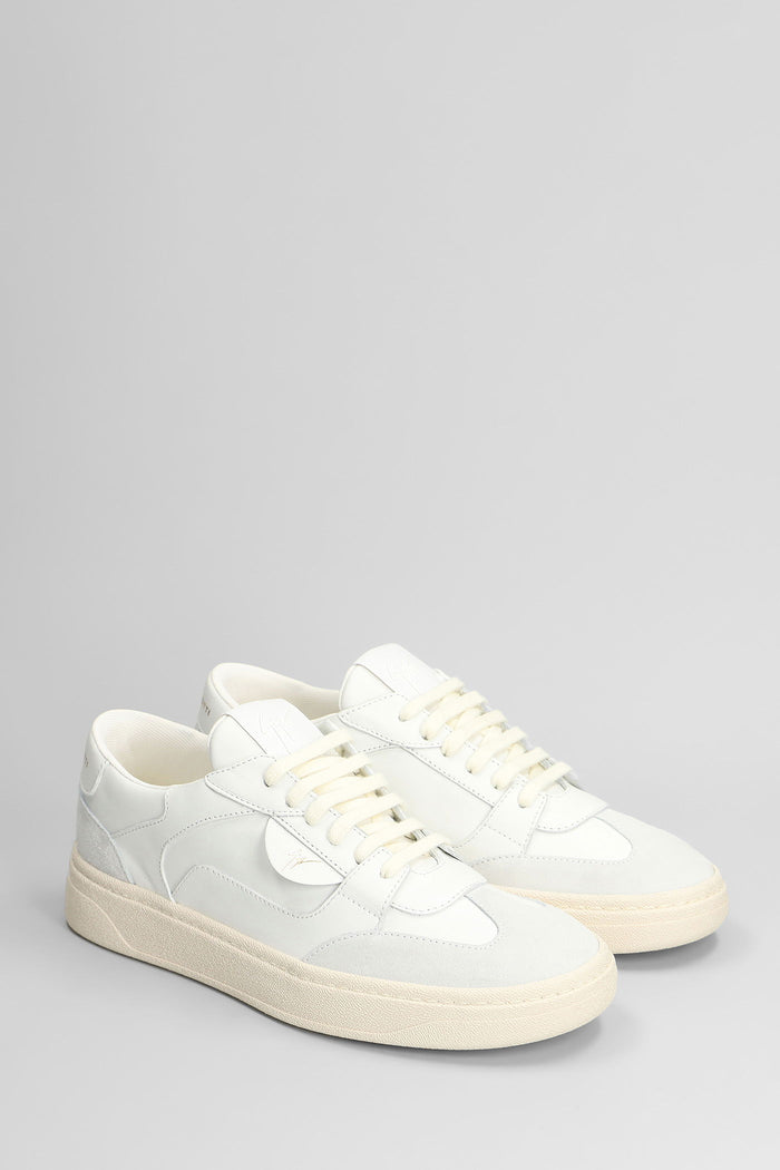 Gz94 Sneakers in white suede and leather Scarpe