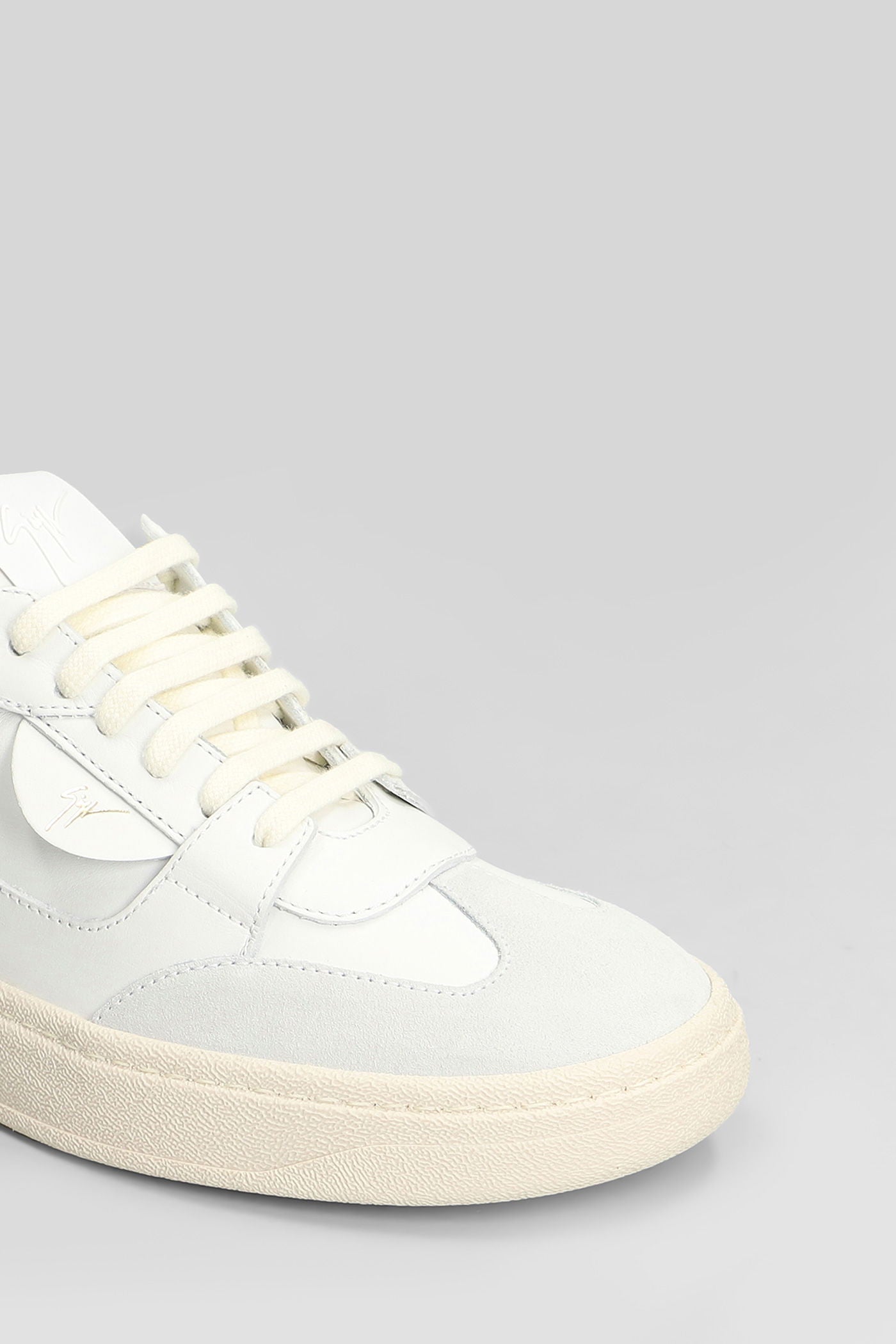 Gz94 Sneakers in white suede and leather Scarpe