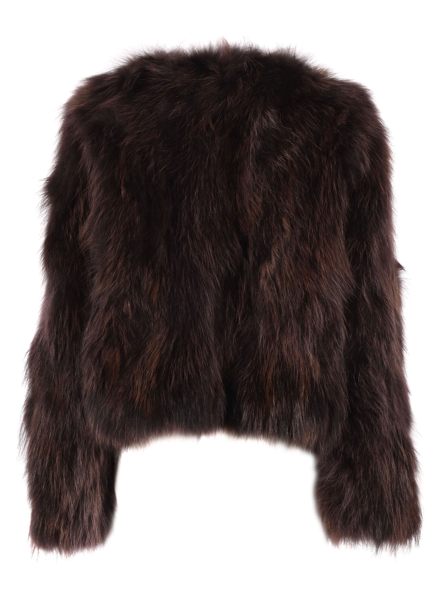 Woman Fur Jacket Brown