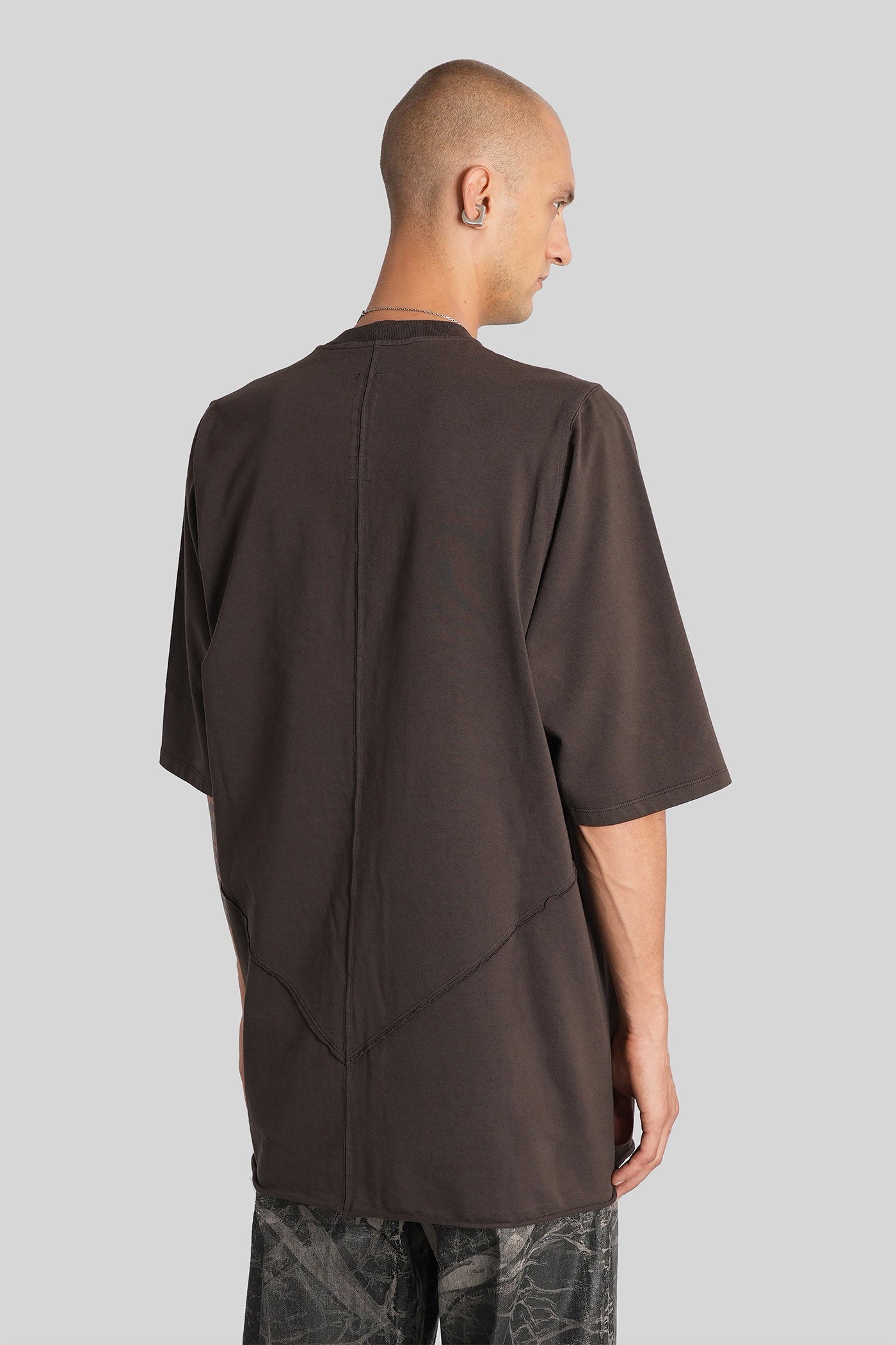 Jumbo ss t T-Shirt in brown cotton Abbigliamento