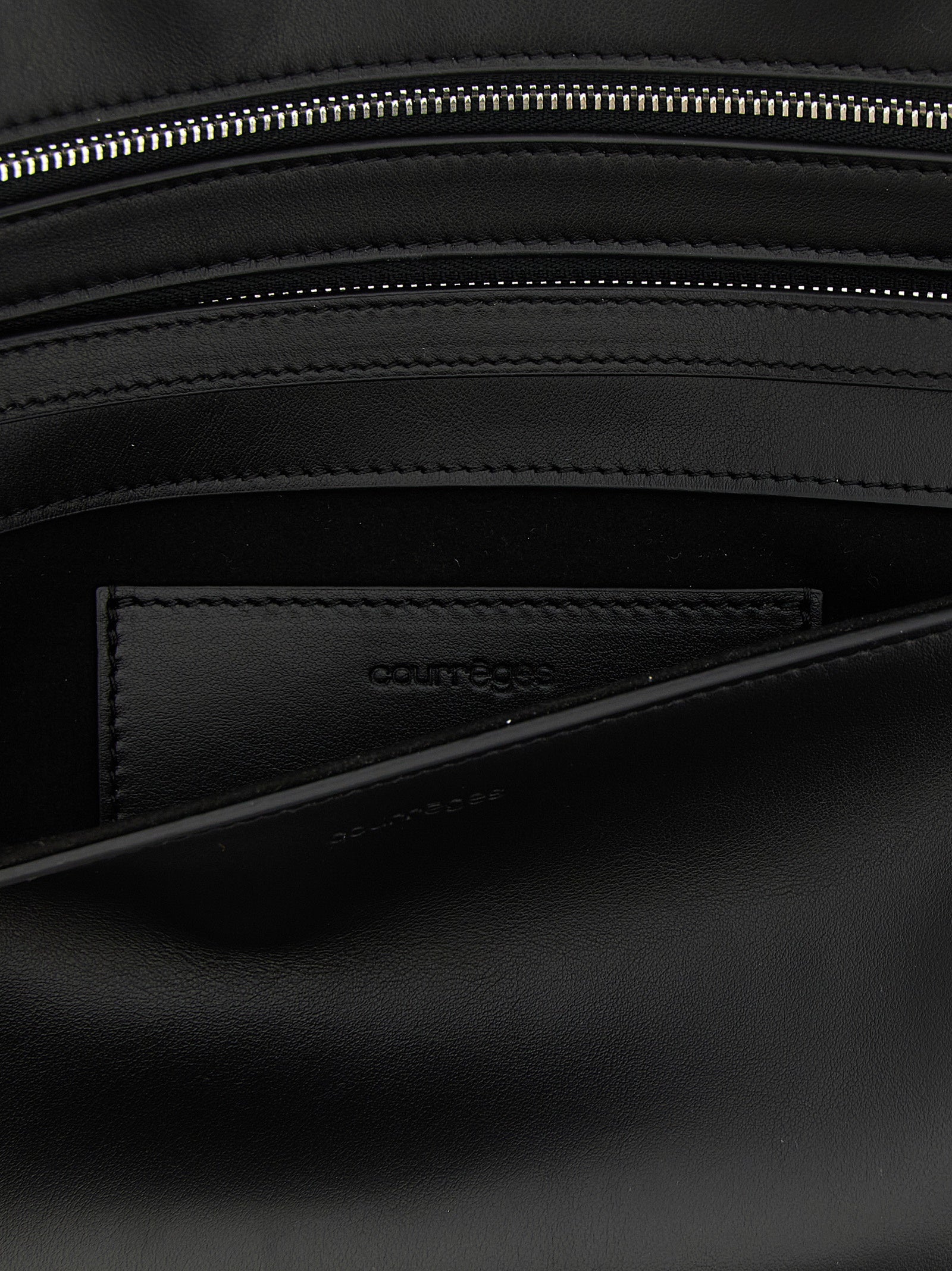 Wrist clutch Black Cow Leather (bos Taurus)