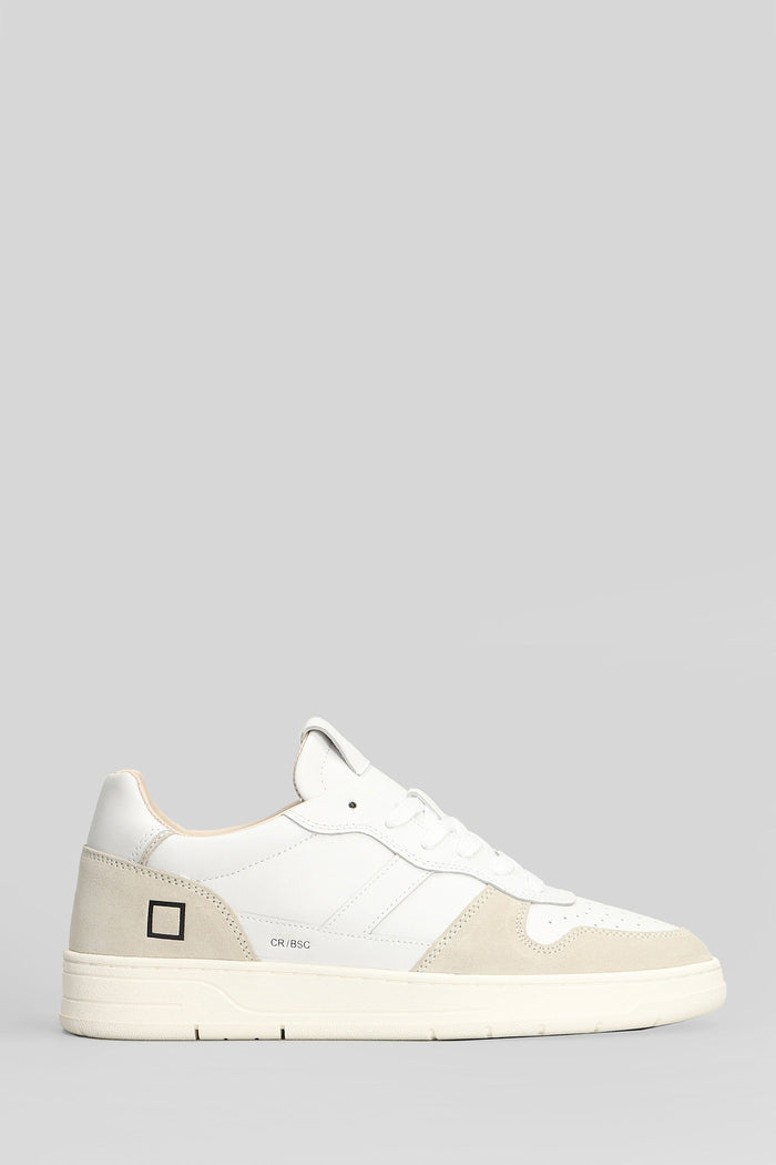 Court 2.0 Basic Sneakers in beige suede and leather Scarpe