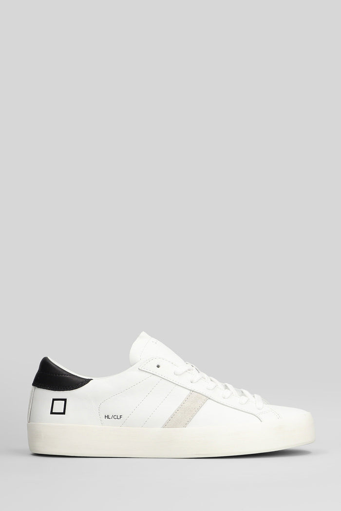 Hill Low Calf Sneakers in white leather Scarpe