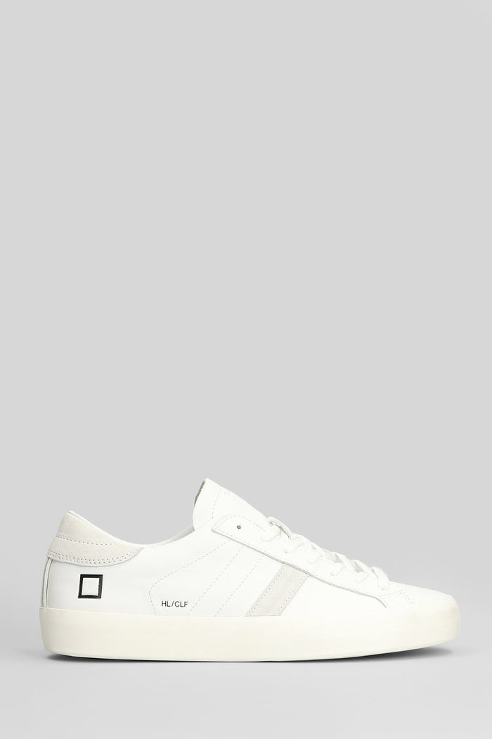 Hill Low Calf Sneakers in white leather Scarpe