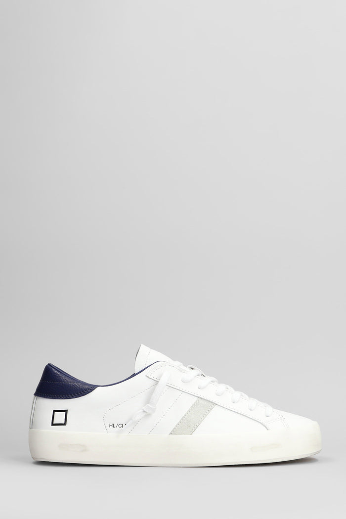Hill Low Calf Sneakers in white leather Scarpe