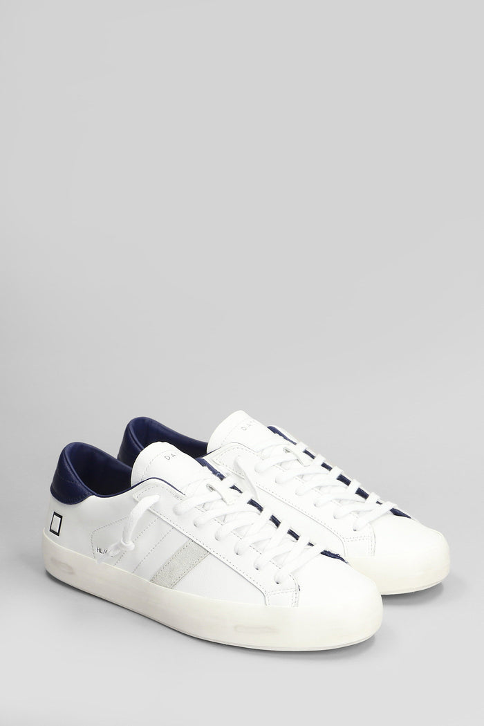 Hill Low Calf Sneakers in white leather Scarpe