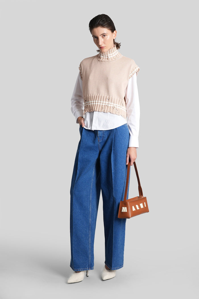 Jeans in blue denim Abbigliamento