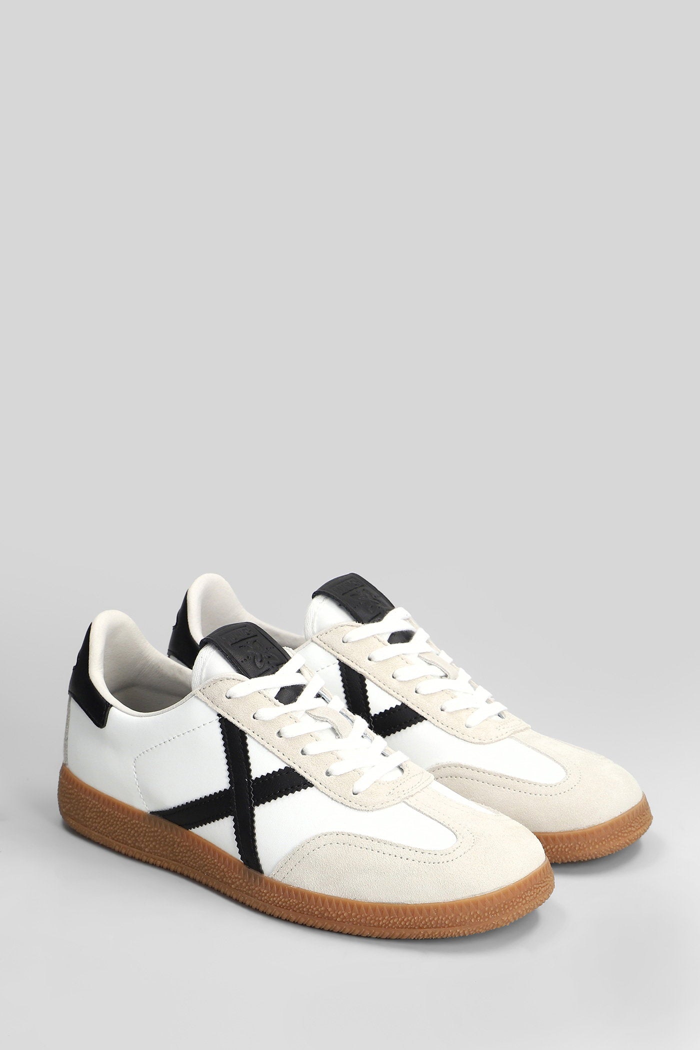 Barru 162 Sneakers in white suede and leather Scarpe