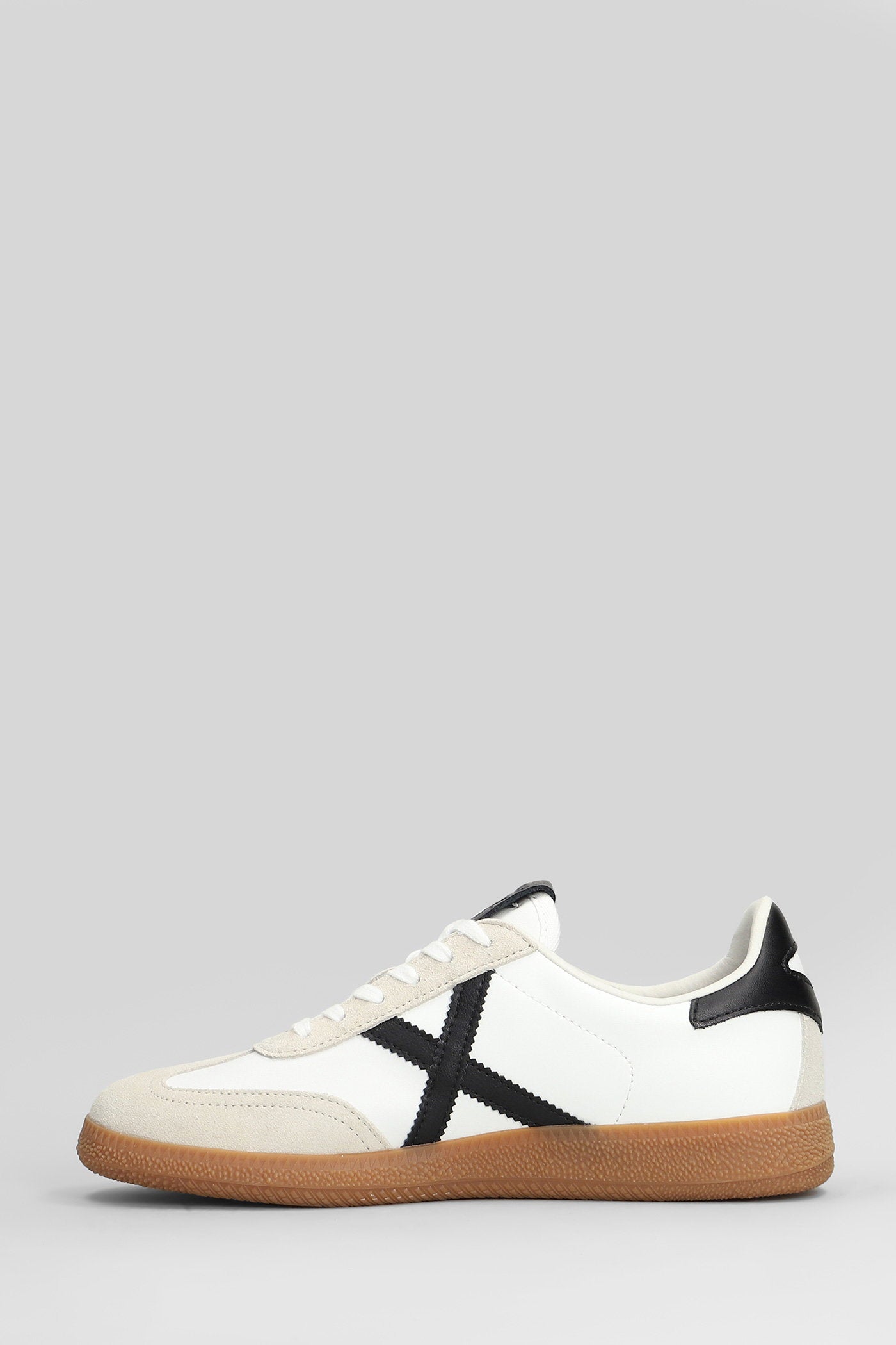 Barru 162 Sneakers in white suede and leather Scarpe