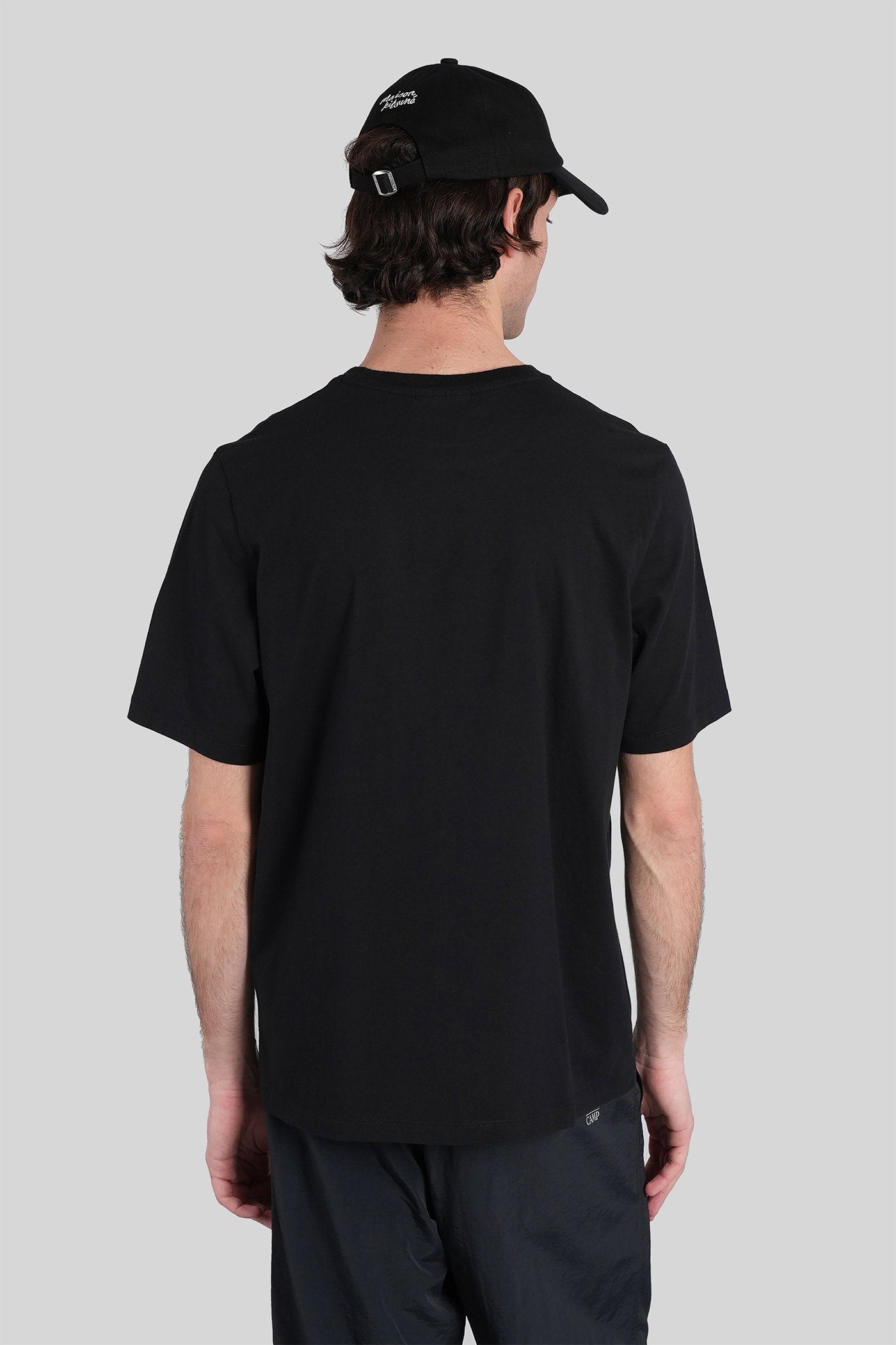 T-Shirt in black cotton Abbigliamento