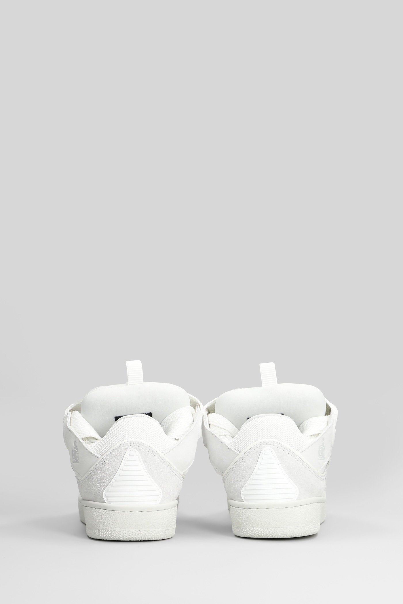 Curb Sneakers in white suede and leather Scarpe