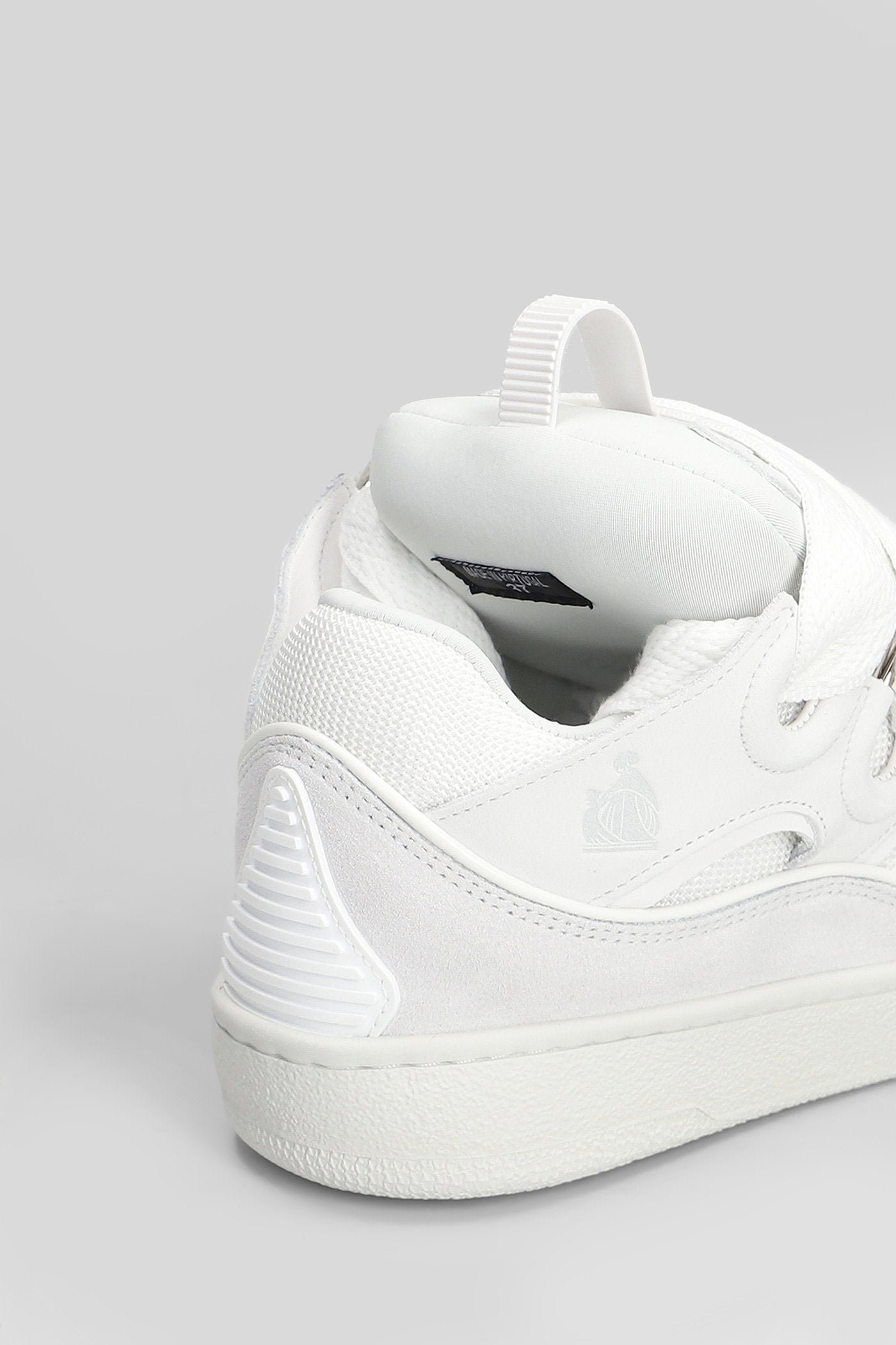 Curb Sneakers in white suede and leather Scarpe