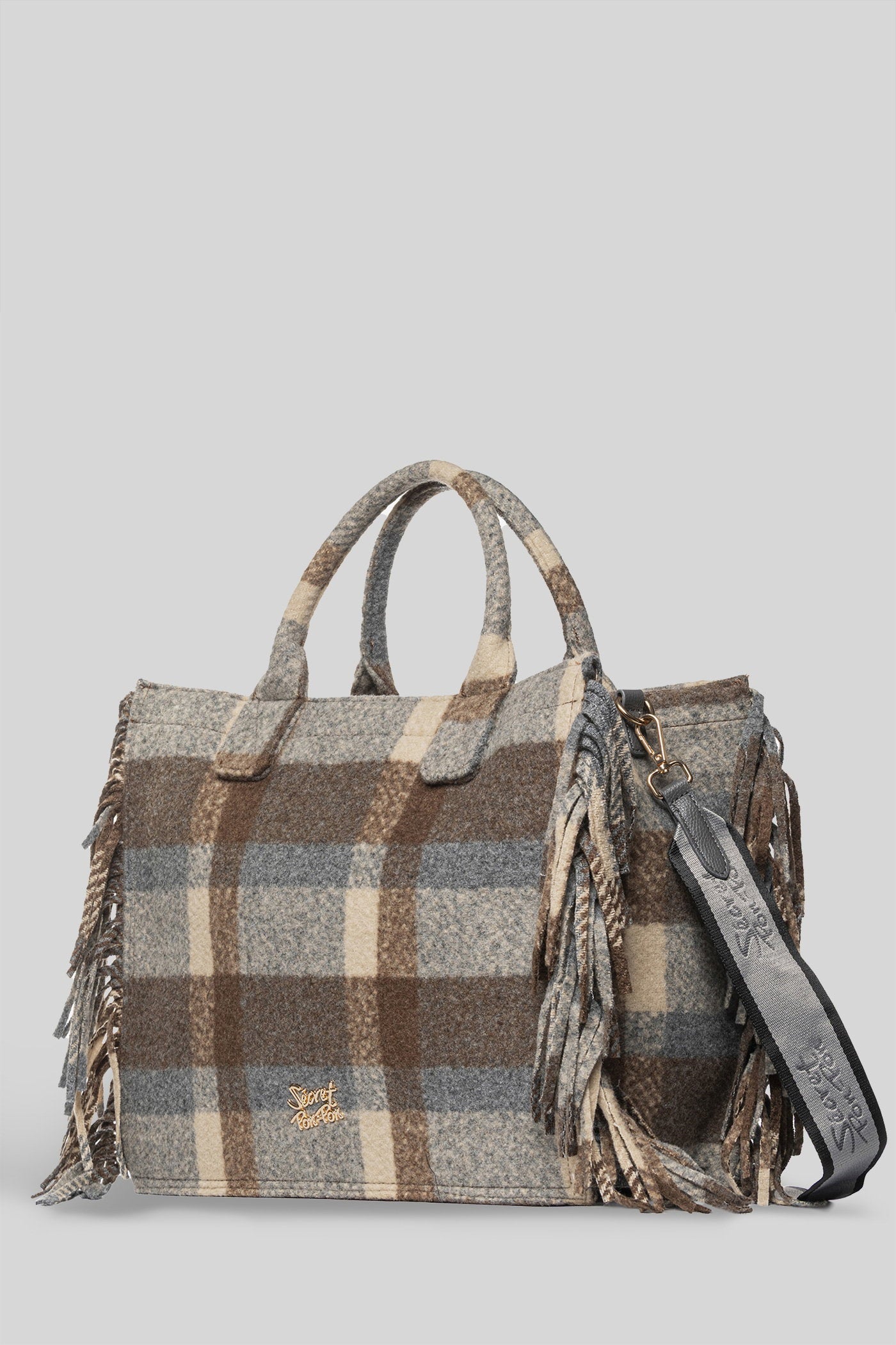 Isabella tote large in leather color Polyuretan Borse