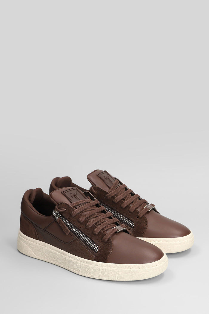 Gz94 Sneakers in brown suede and leather Scarpe