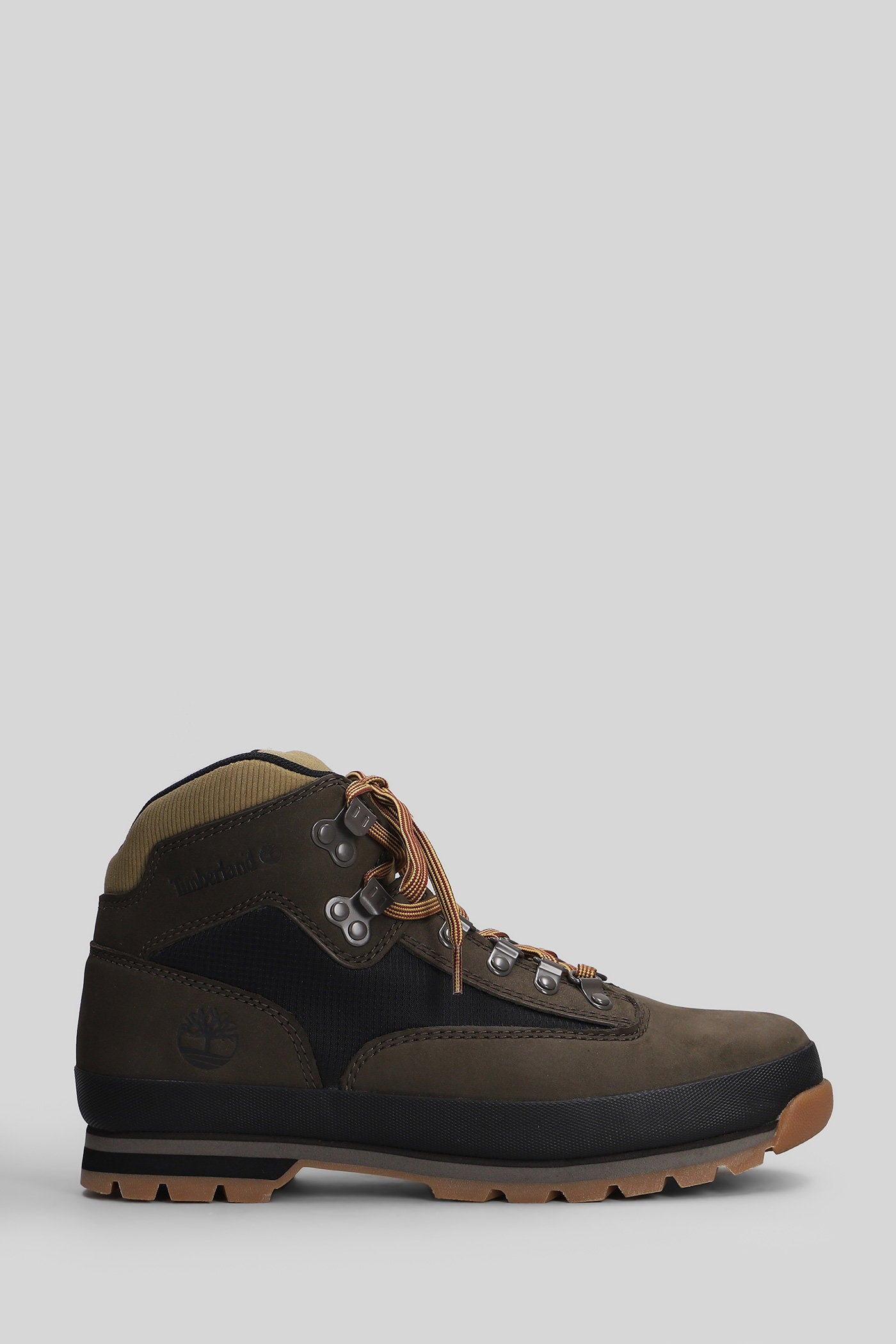 Hiker Combat boots in brown nubuck Scarpe