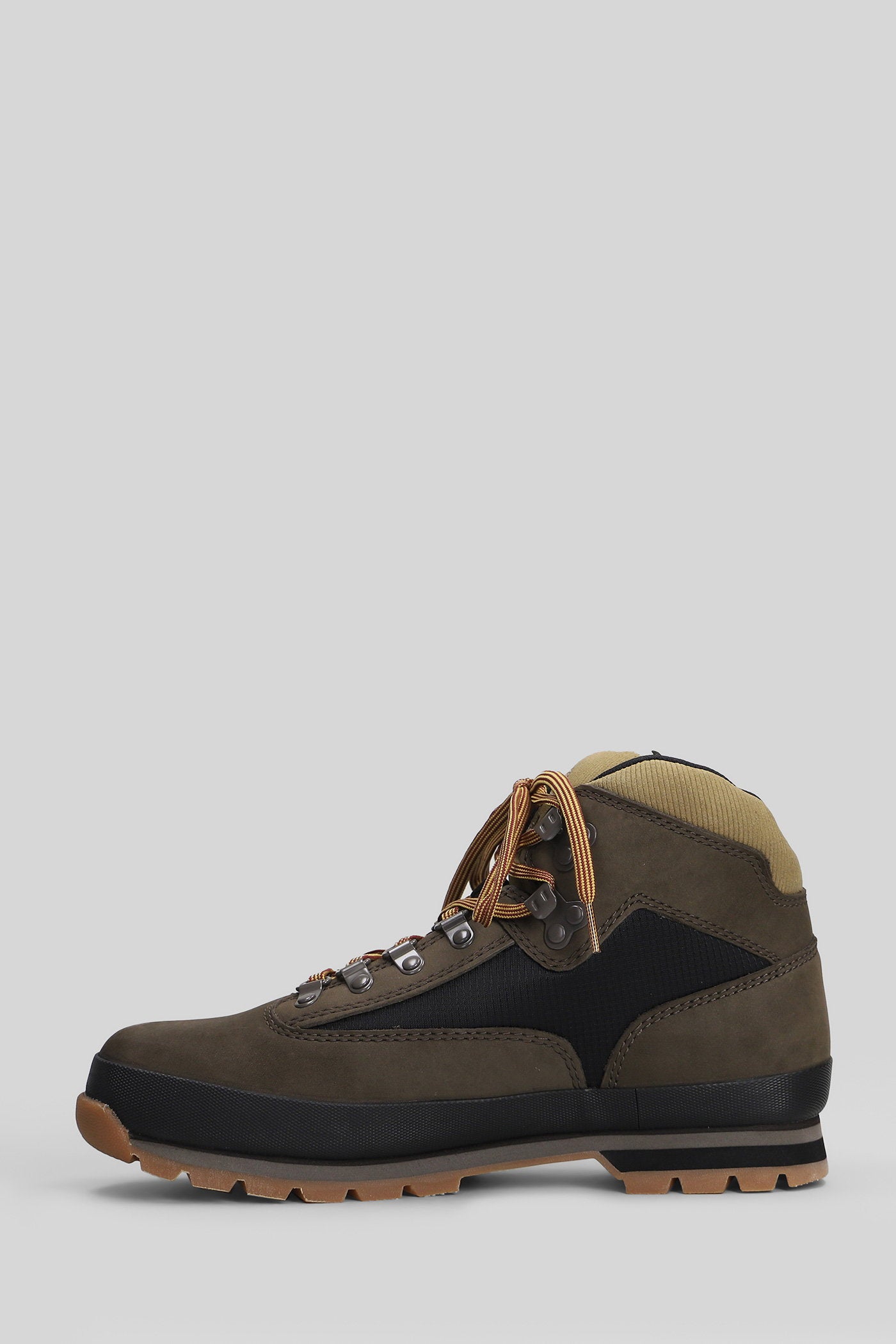 Hiker Combat boots in brown nubuck Scarpe