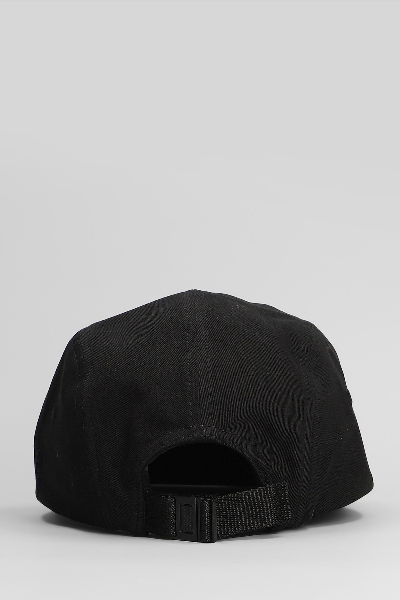 Hats in black cotton Accessori