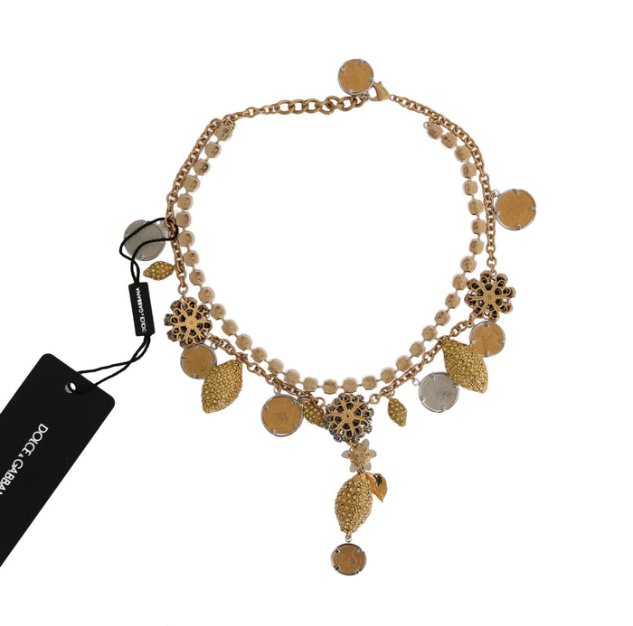 Dolce & Gabbana 50% Real Brass necklace in gold — view 2