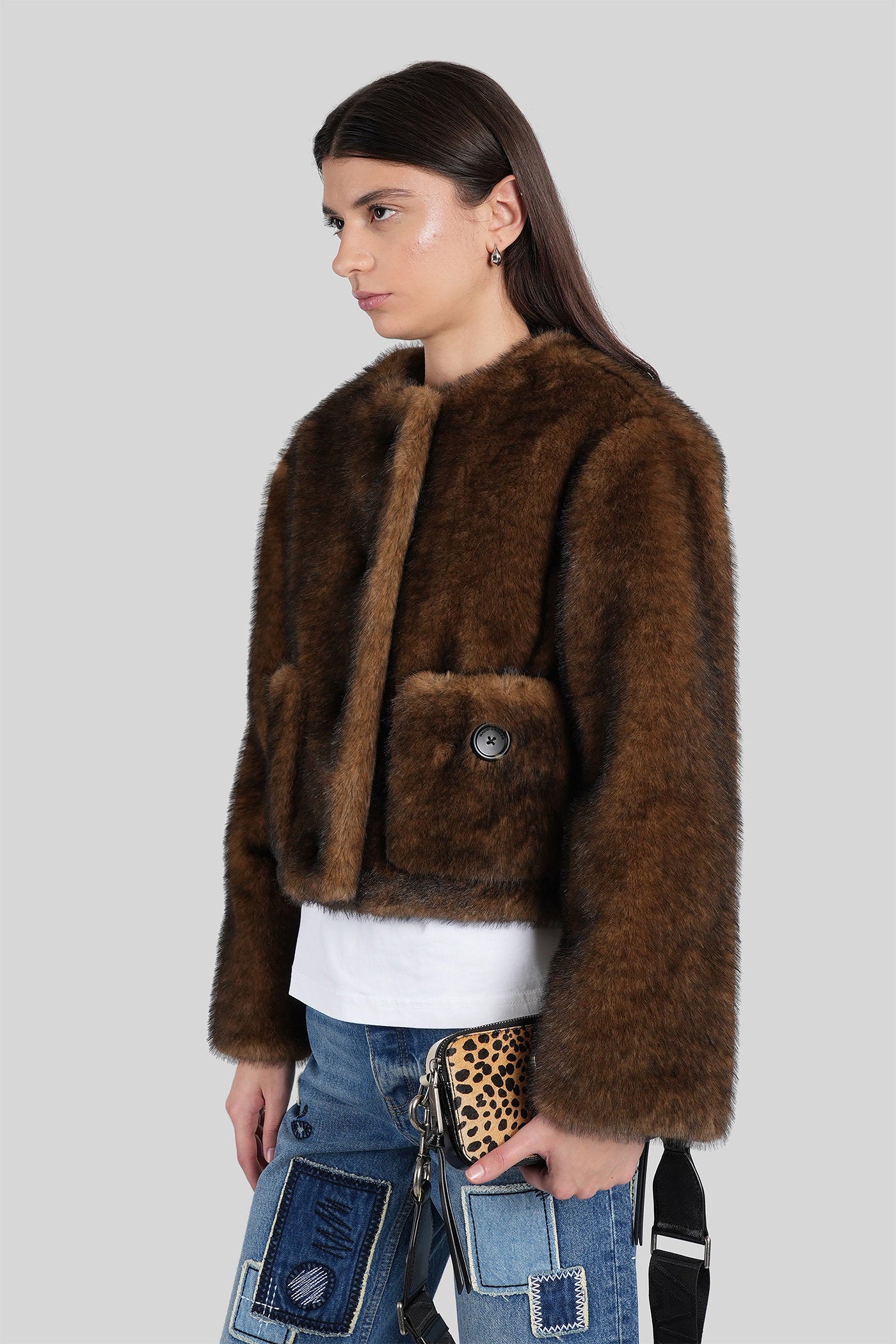 Fur & Shearling in brown polyester Abbigliamento