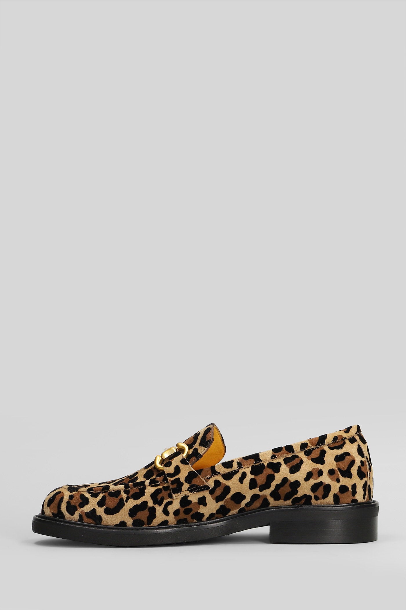 Loafers in Animalier suede Scarpe