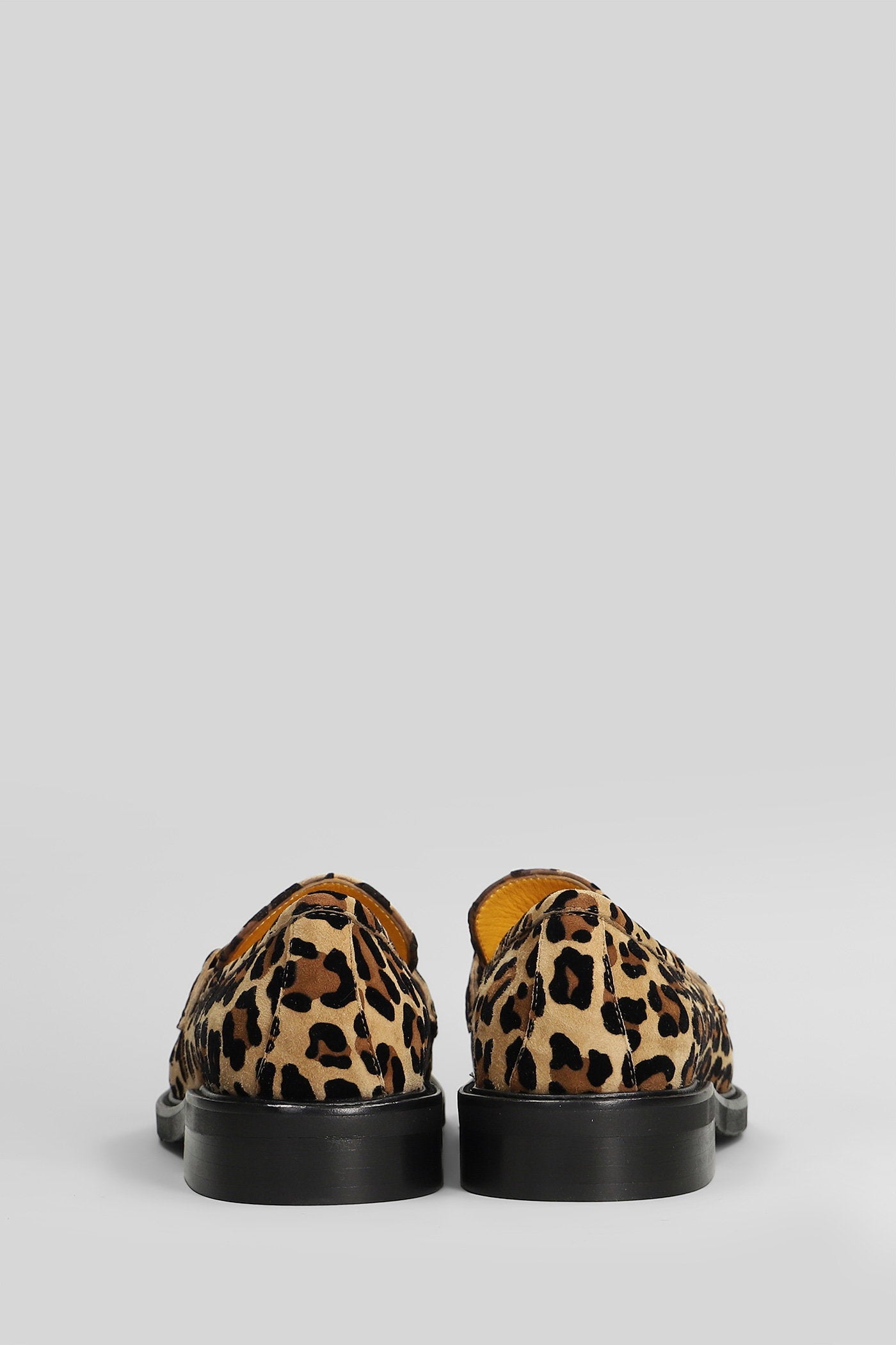 Loafers in Animalier suede Scarpe