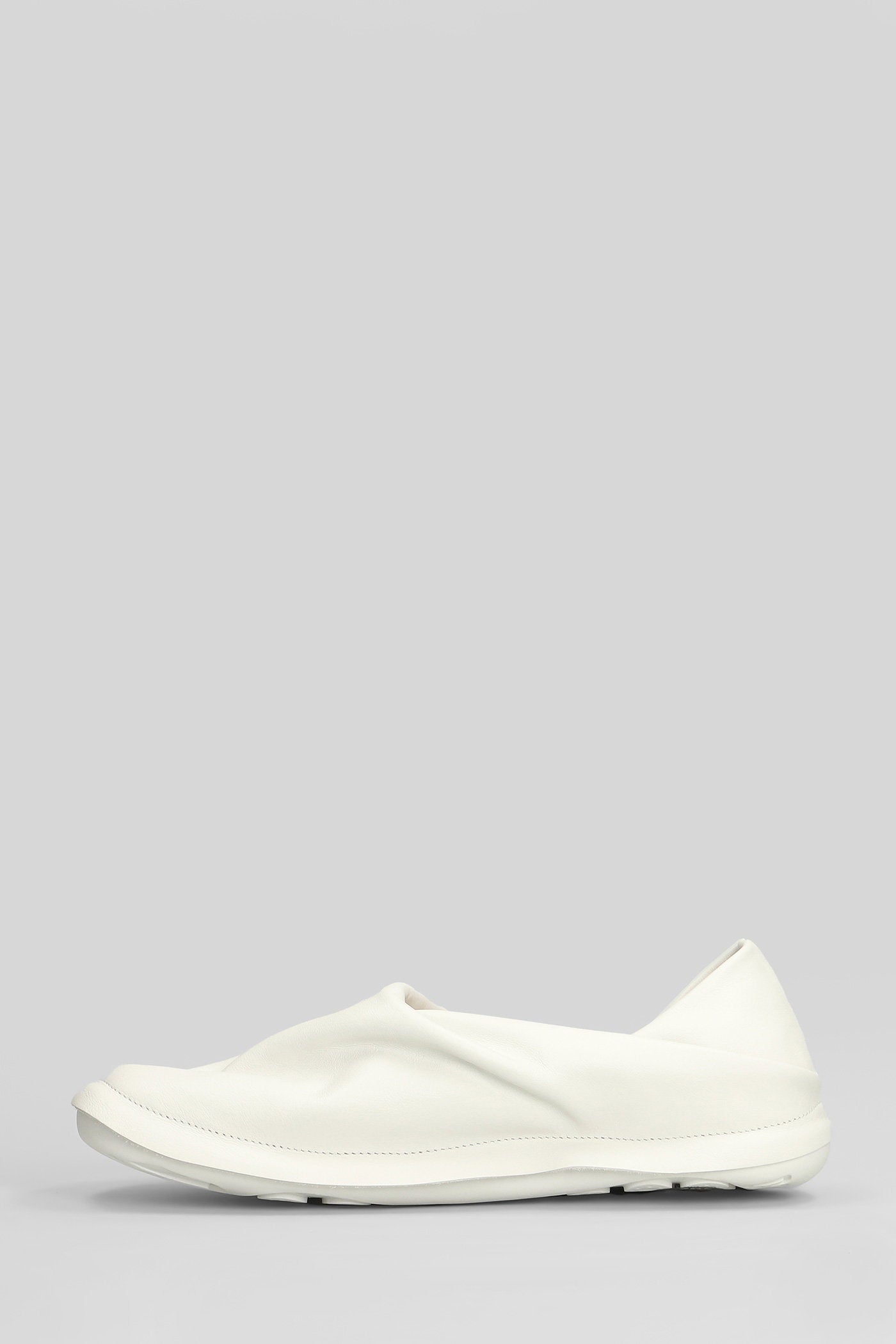 Peu Form Loafers in white leather Scarpe