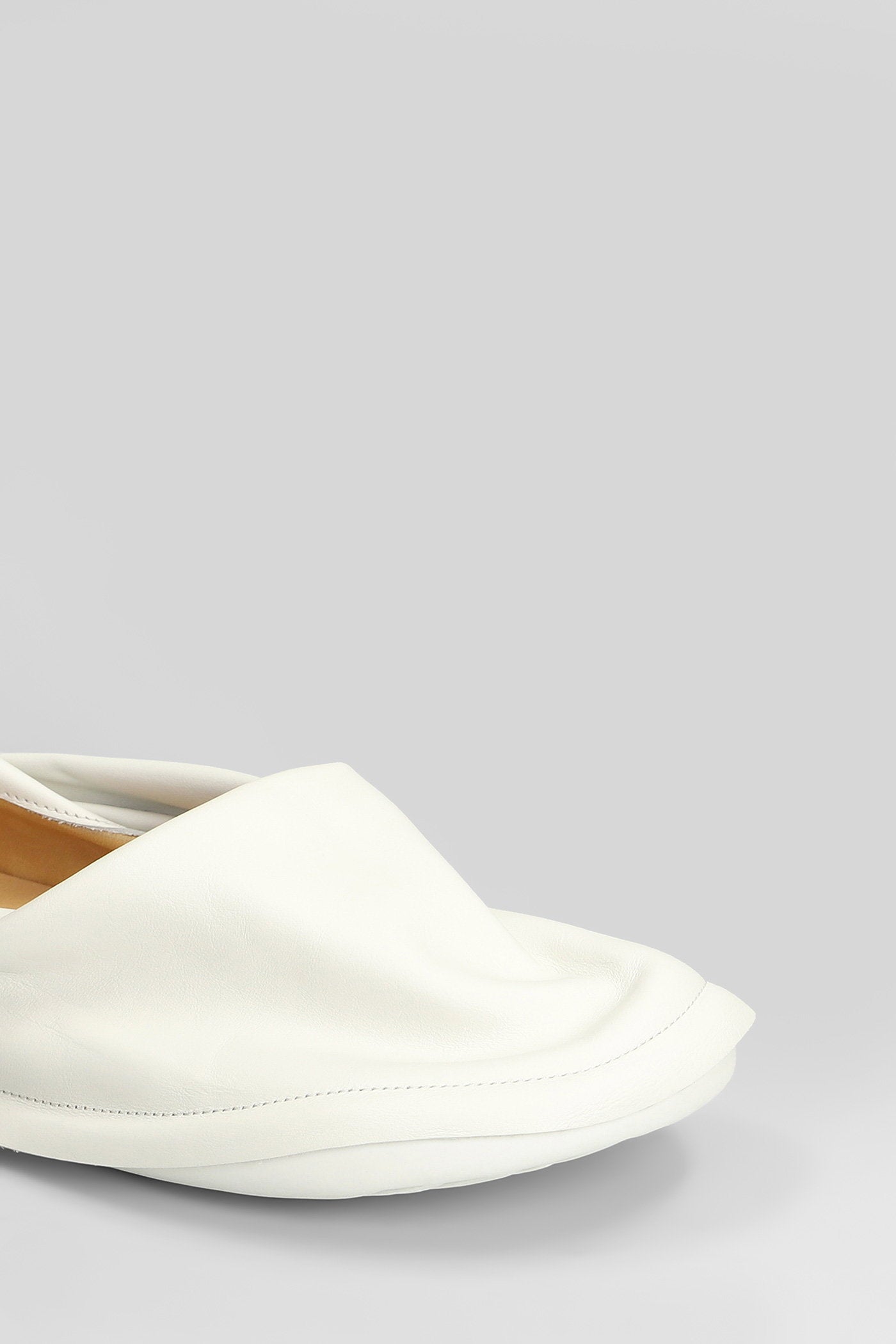 Peu Form Loafers in white leather Scarpe